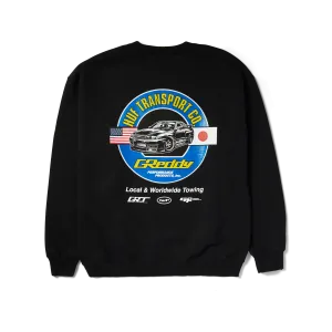 HUF x GReddy Transport Crewneck Cool Outfit product eco friendly conscience