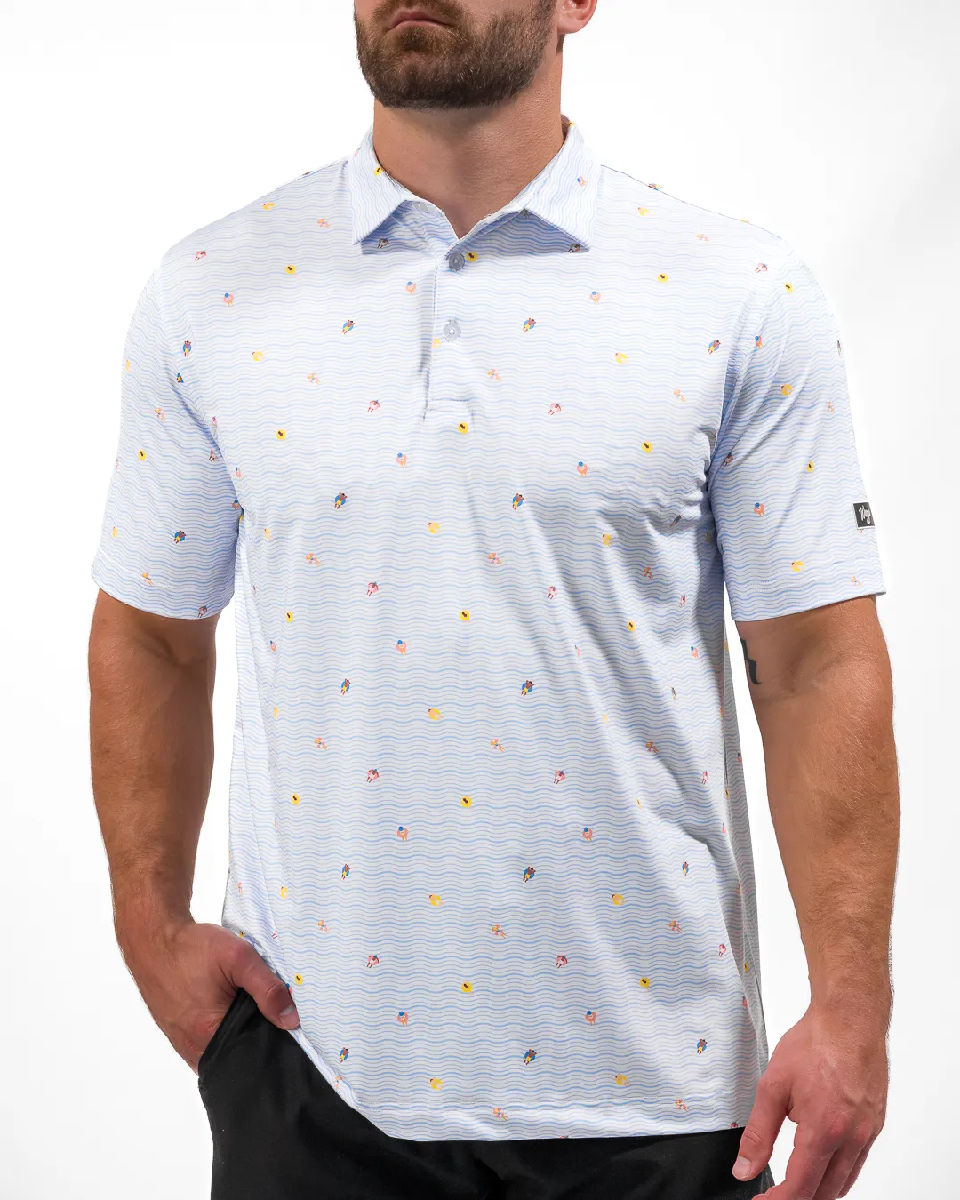 Soft Wear Sporty Appeal Floater Men's Polo