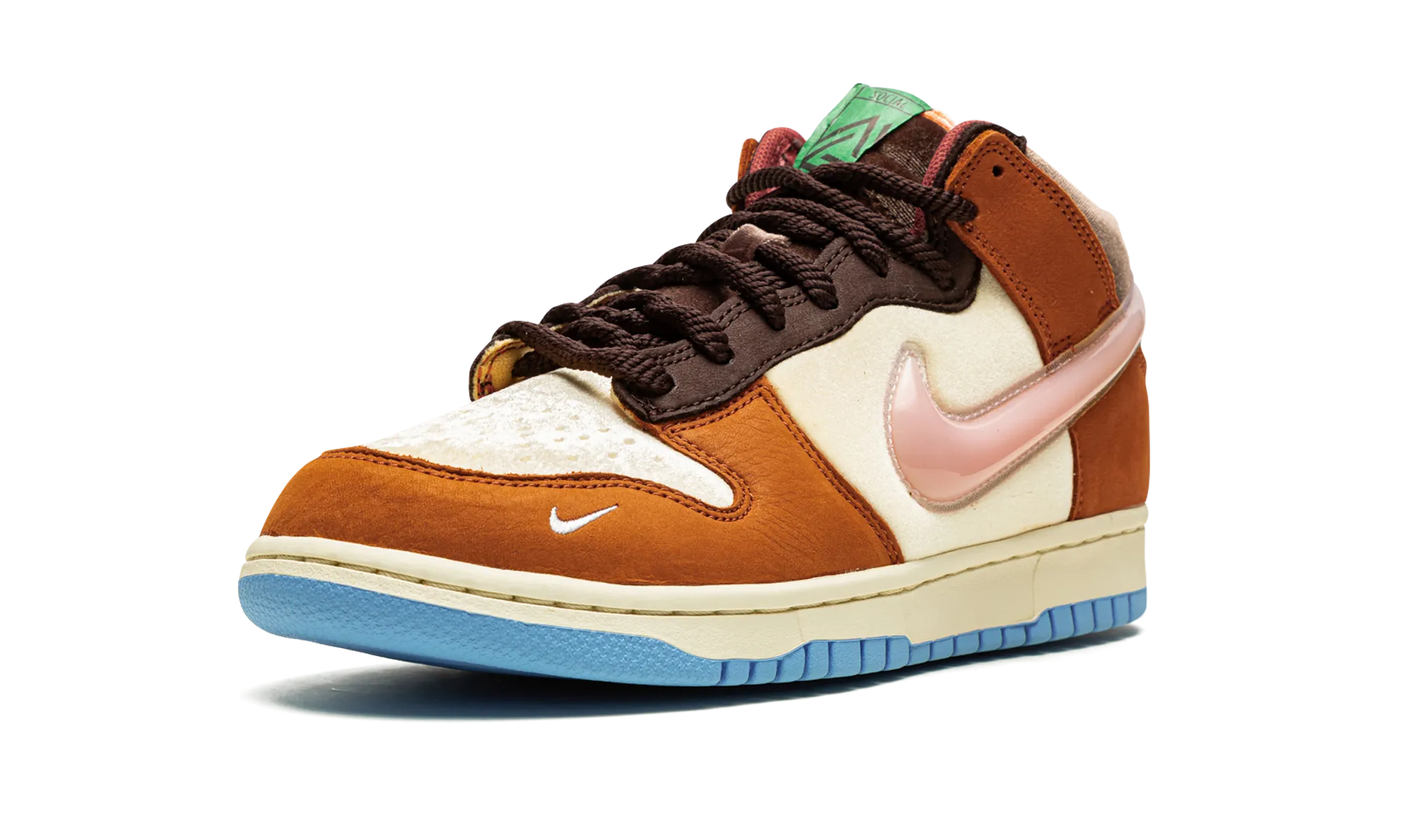Urban Speed Pro Skate Dunk Mid "Social Status - Chocolate Milk"