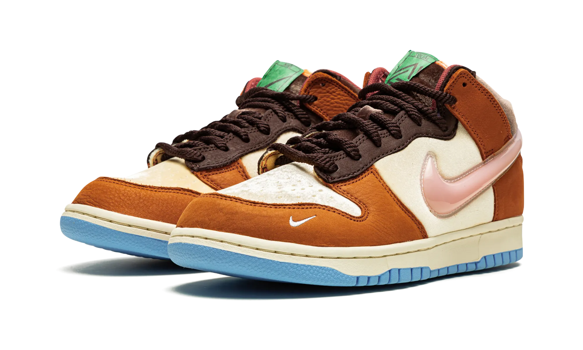 Contemporary Style Smooth Soles Dunk Mid "Social Status - Chocolate Milk"