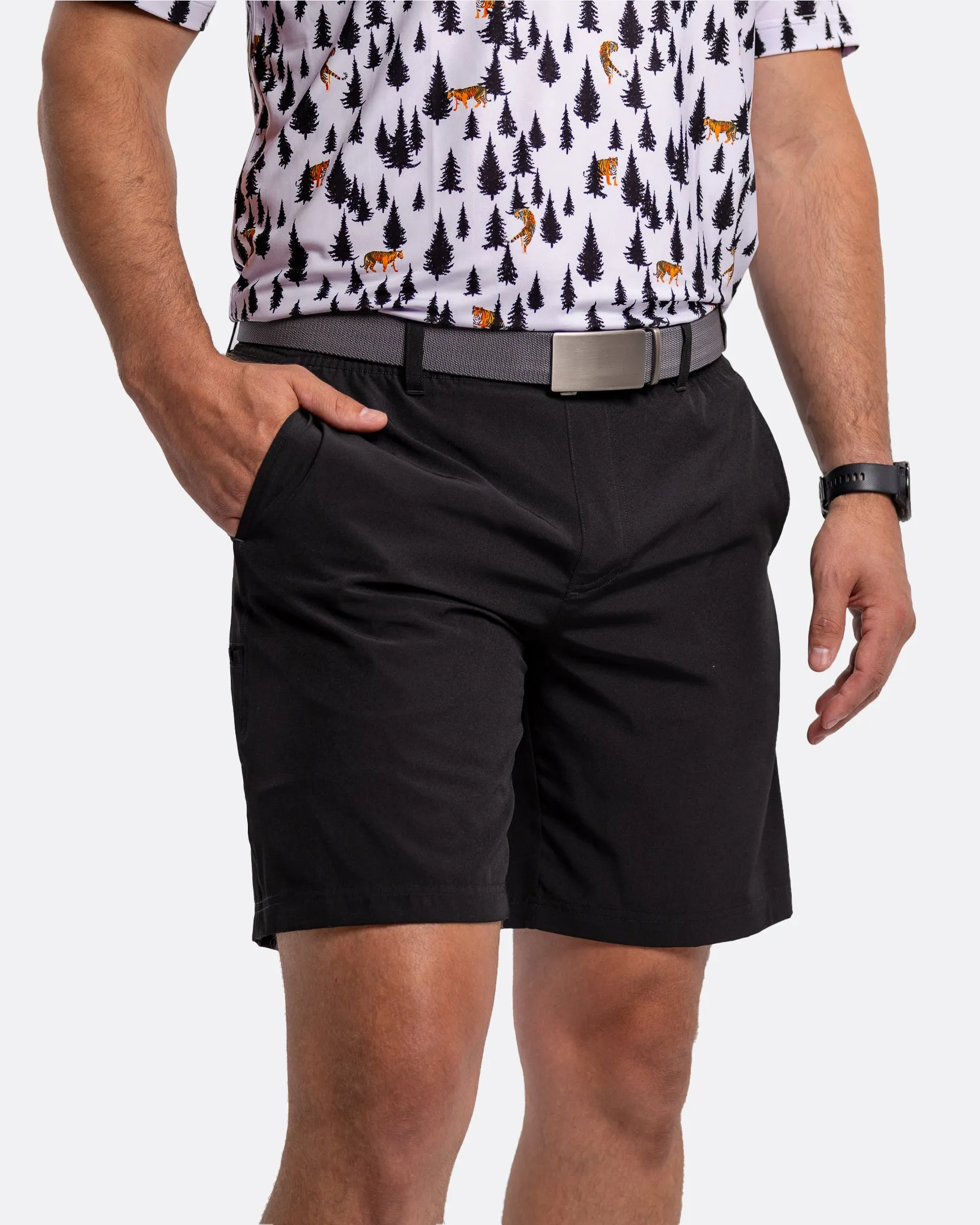 Travel Essential Scramble Men's Short - Black