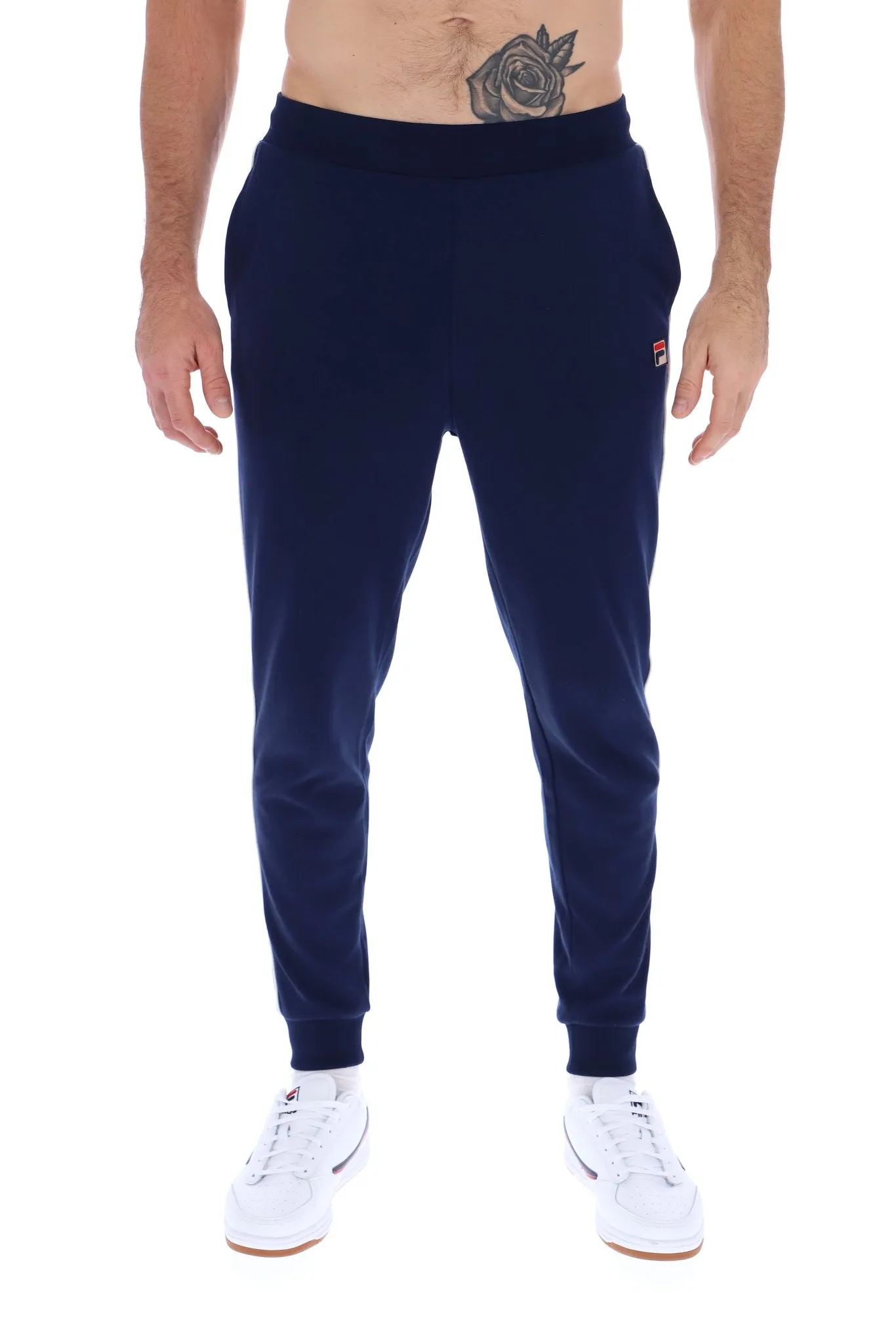 Stretch Panel Patrick Track Pant With Contrast Piping