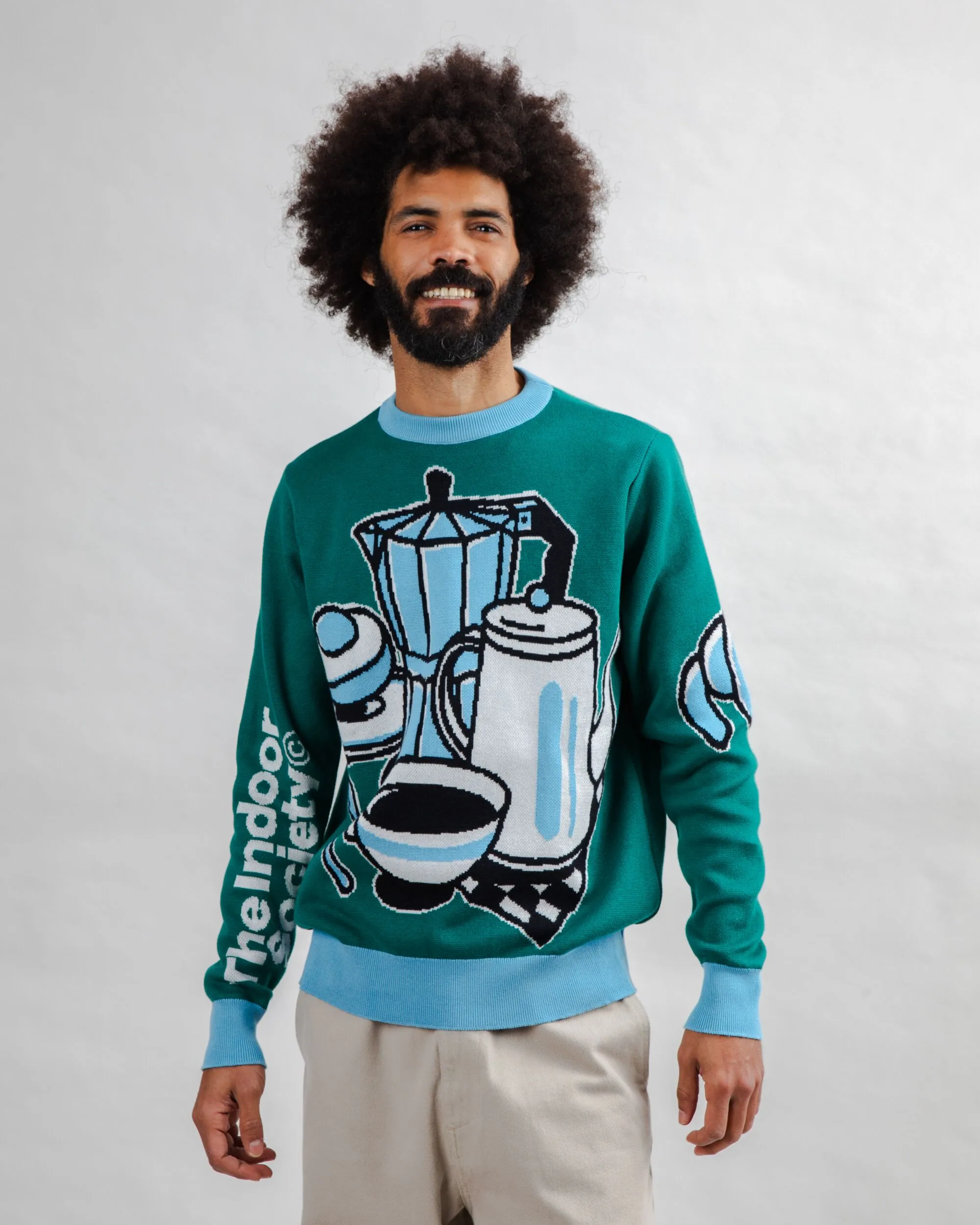 Functional Design product personalized touch The Indoor Society Sweater Green