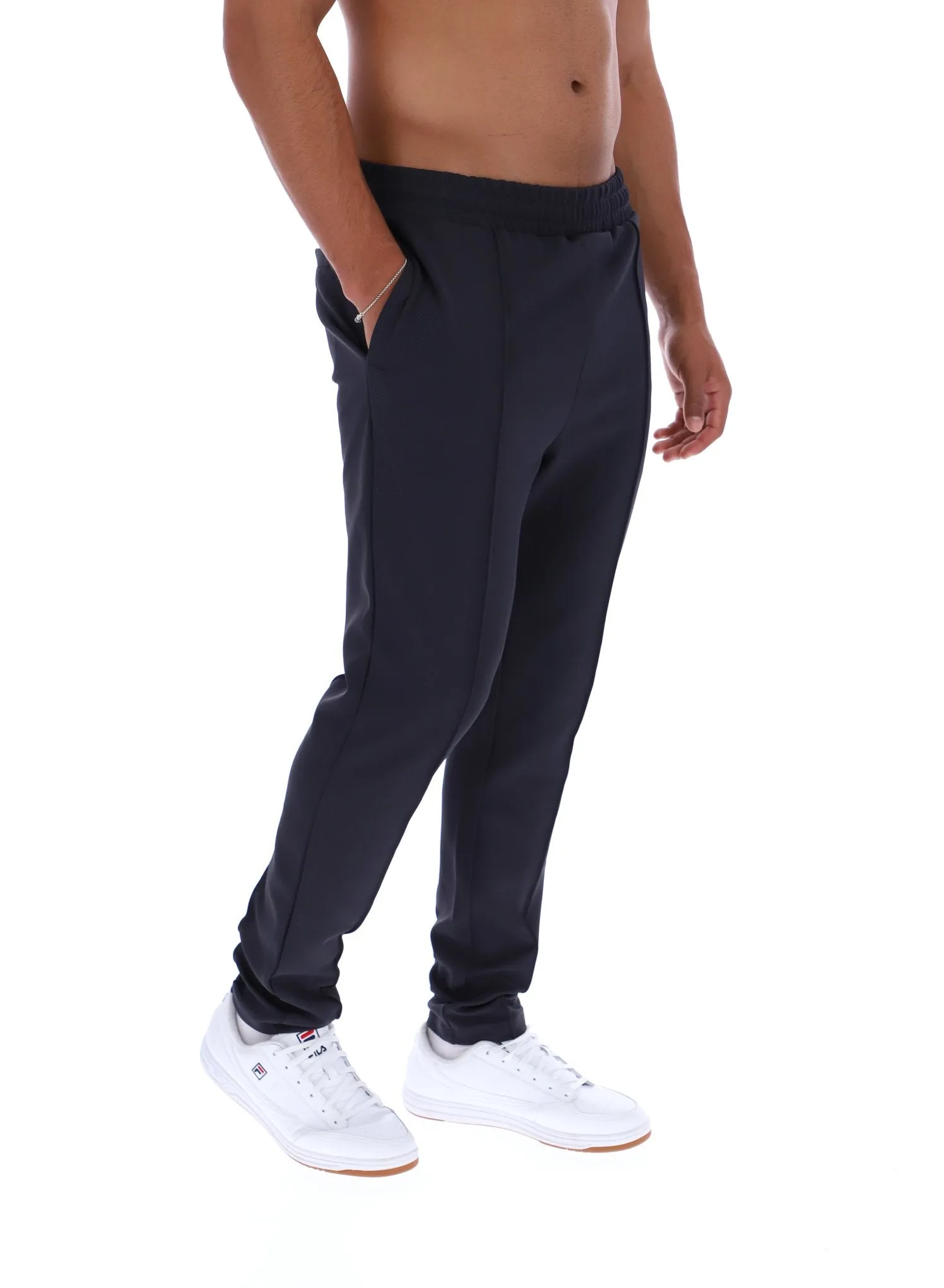 Contoured Panel Design Active Design Molveno Pin Tuck Slim Leg Pants