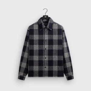 ripstop fabric Kith Textured Plaid Deon Shirt - Nocturnal