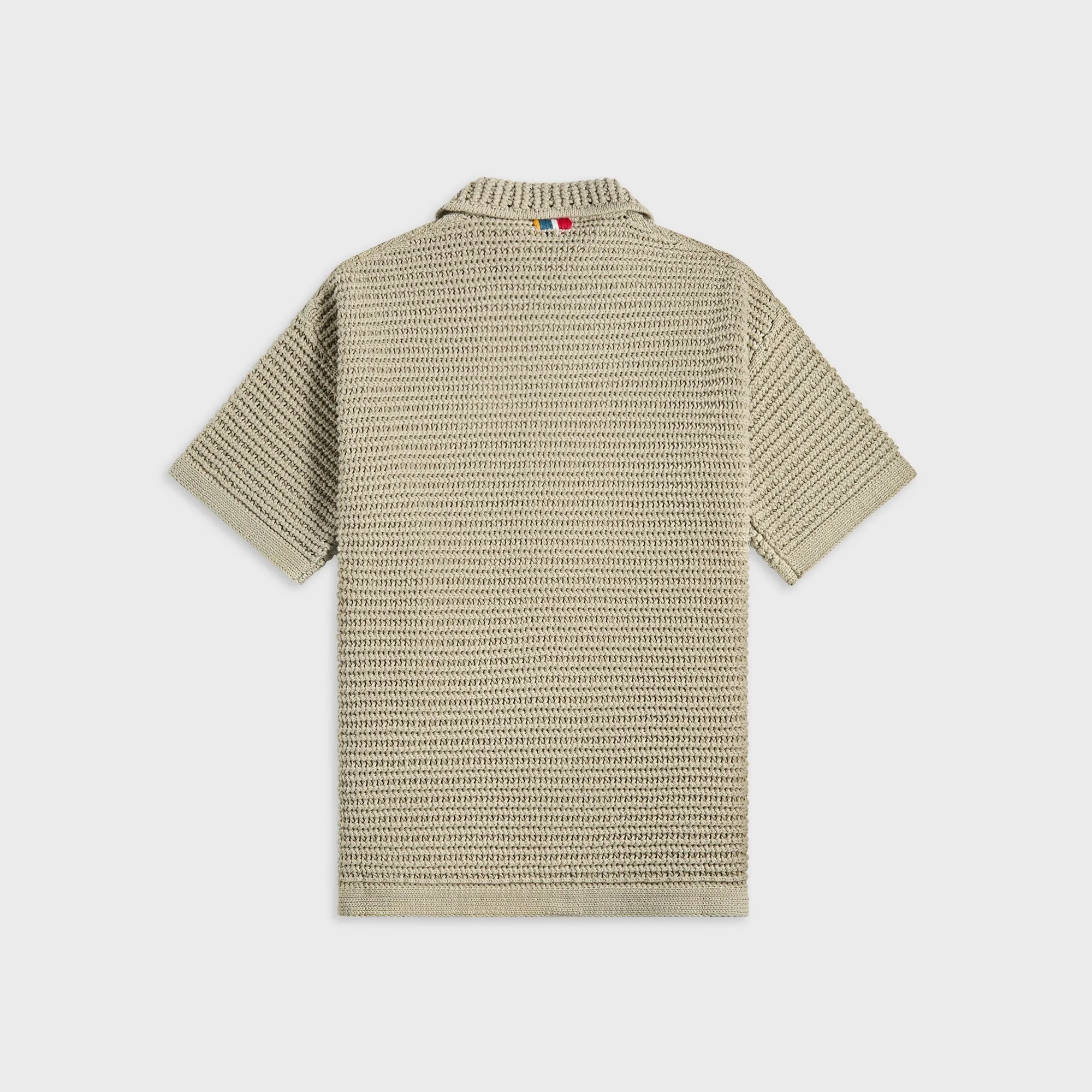 Orlebar Brown Thomas Shirt - Light Herbal Green Low Profile Collar Light Travel Piece