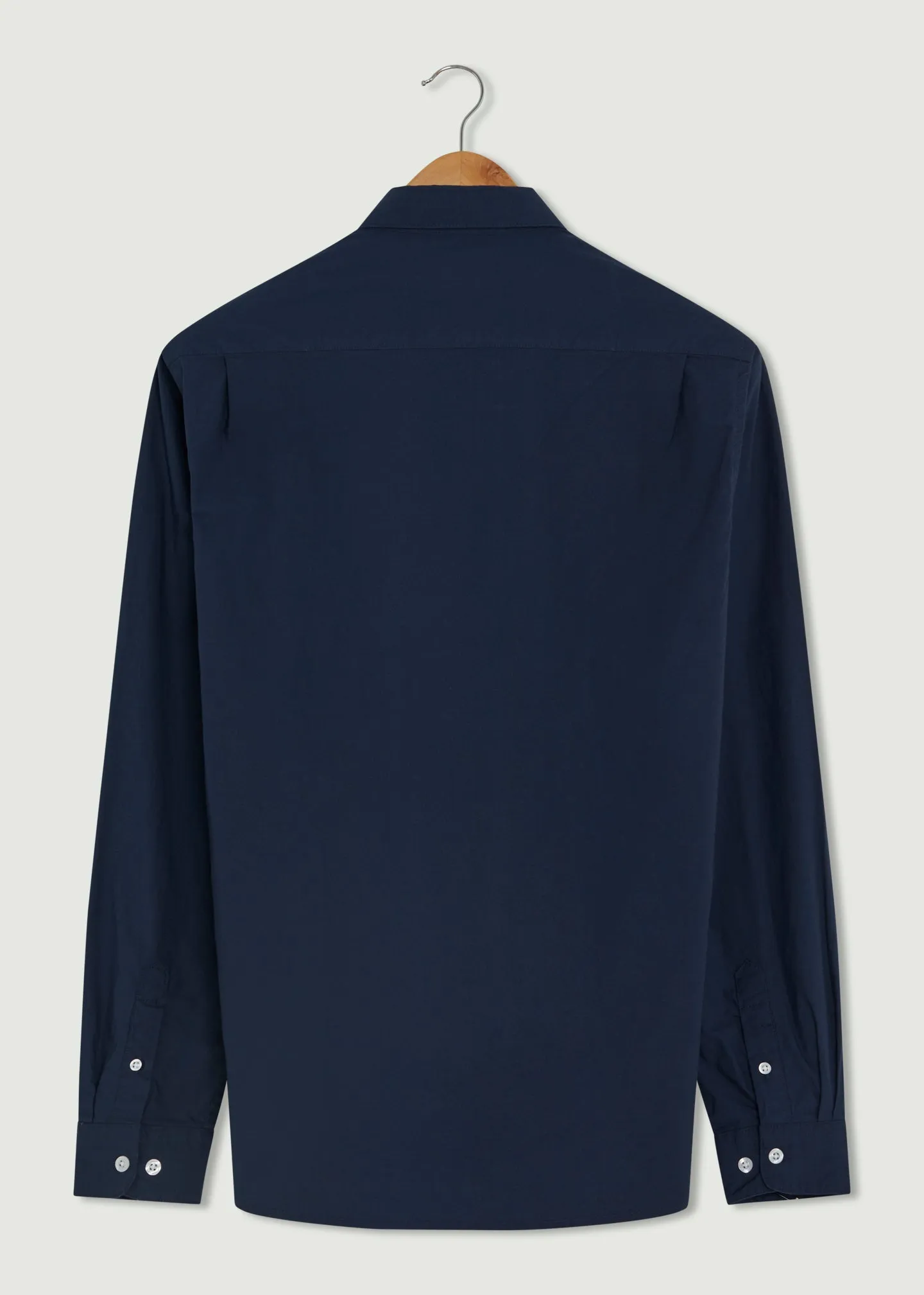 Future Edge Easy Breath Peak Long Sleeve Shirt - Navy