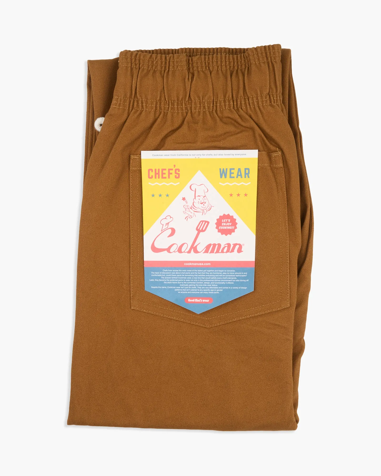 Style Daily Cookman Chef Pants - Duck Canvas Brown