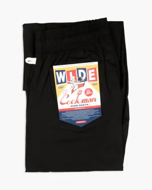 Cookman Wide Chef Pants - Black Modern Fit