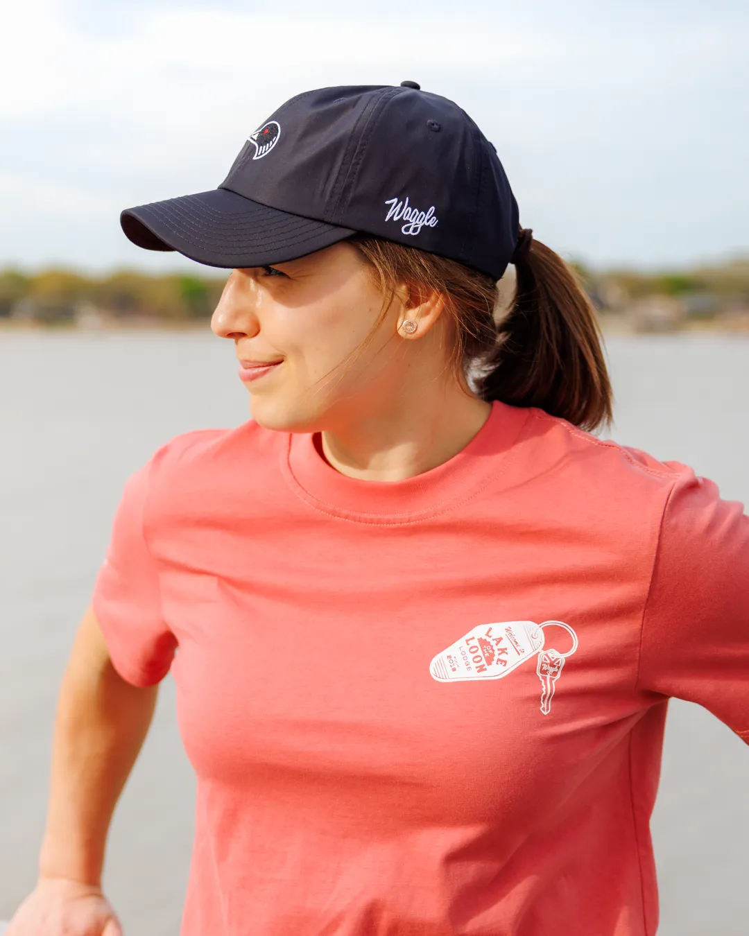 Lake of the Loon Lodge T-Shirt Sport Performance Design