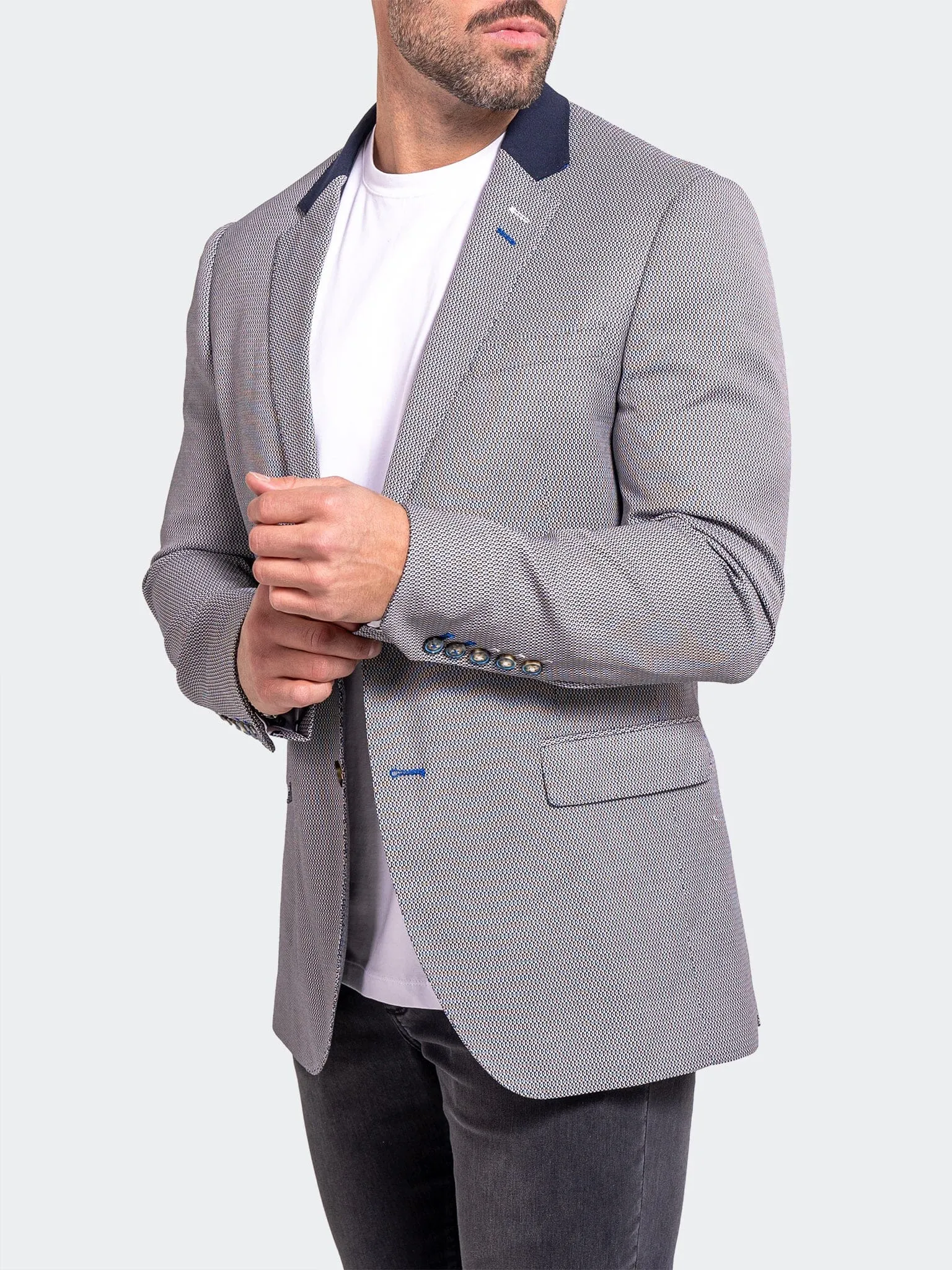 Thermoplastic Elastomer Trim Compact Fit Look Blazer Socrate Evo Ascension2102 Blue