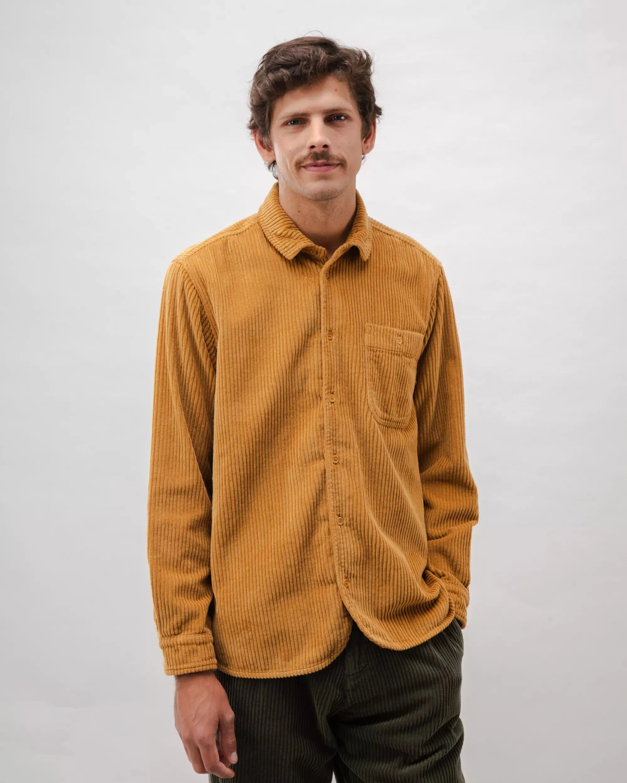 Corduroy Overshirt Camel Active Wear