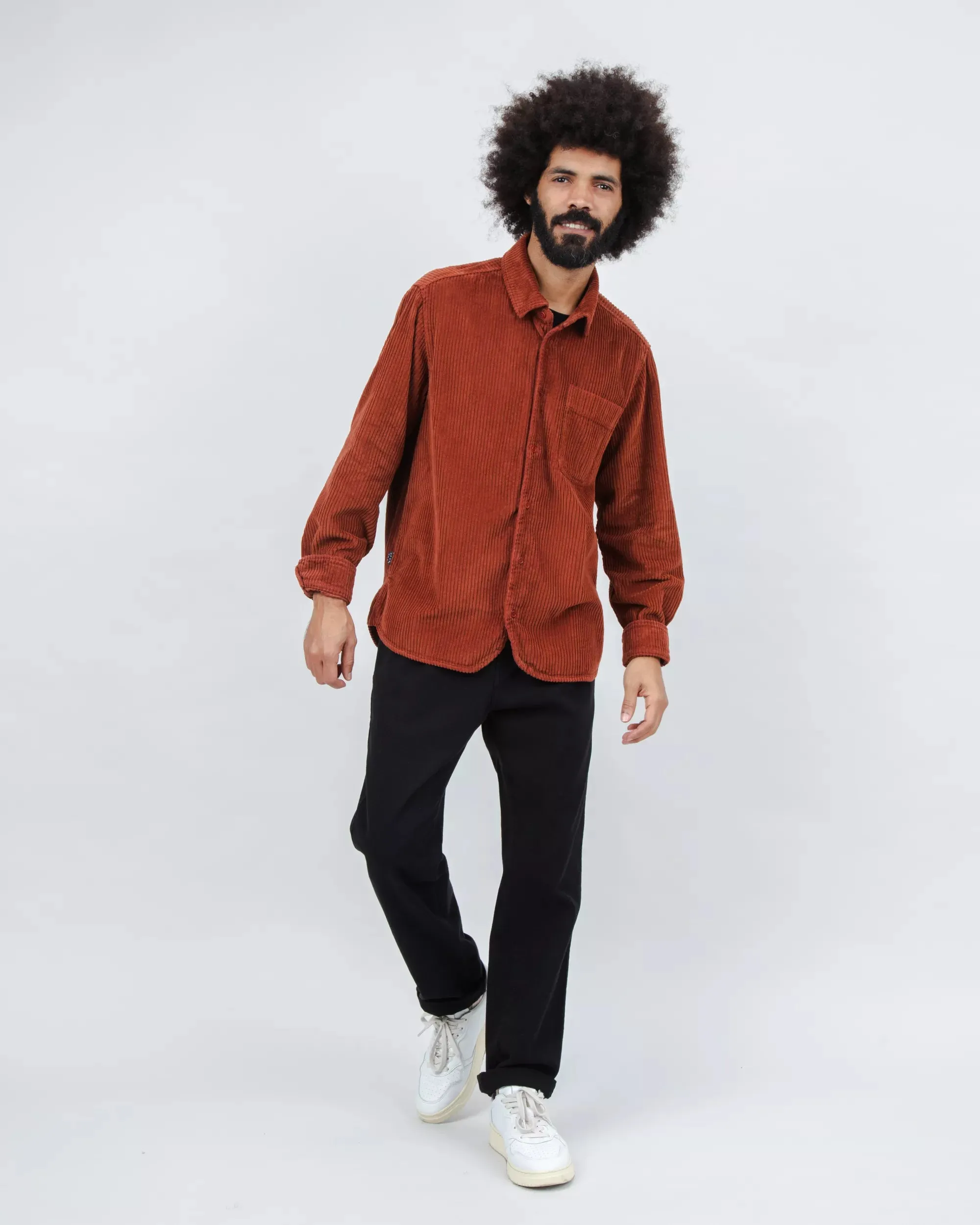 Corduroy Overshirt Copper Weekend Wear