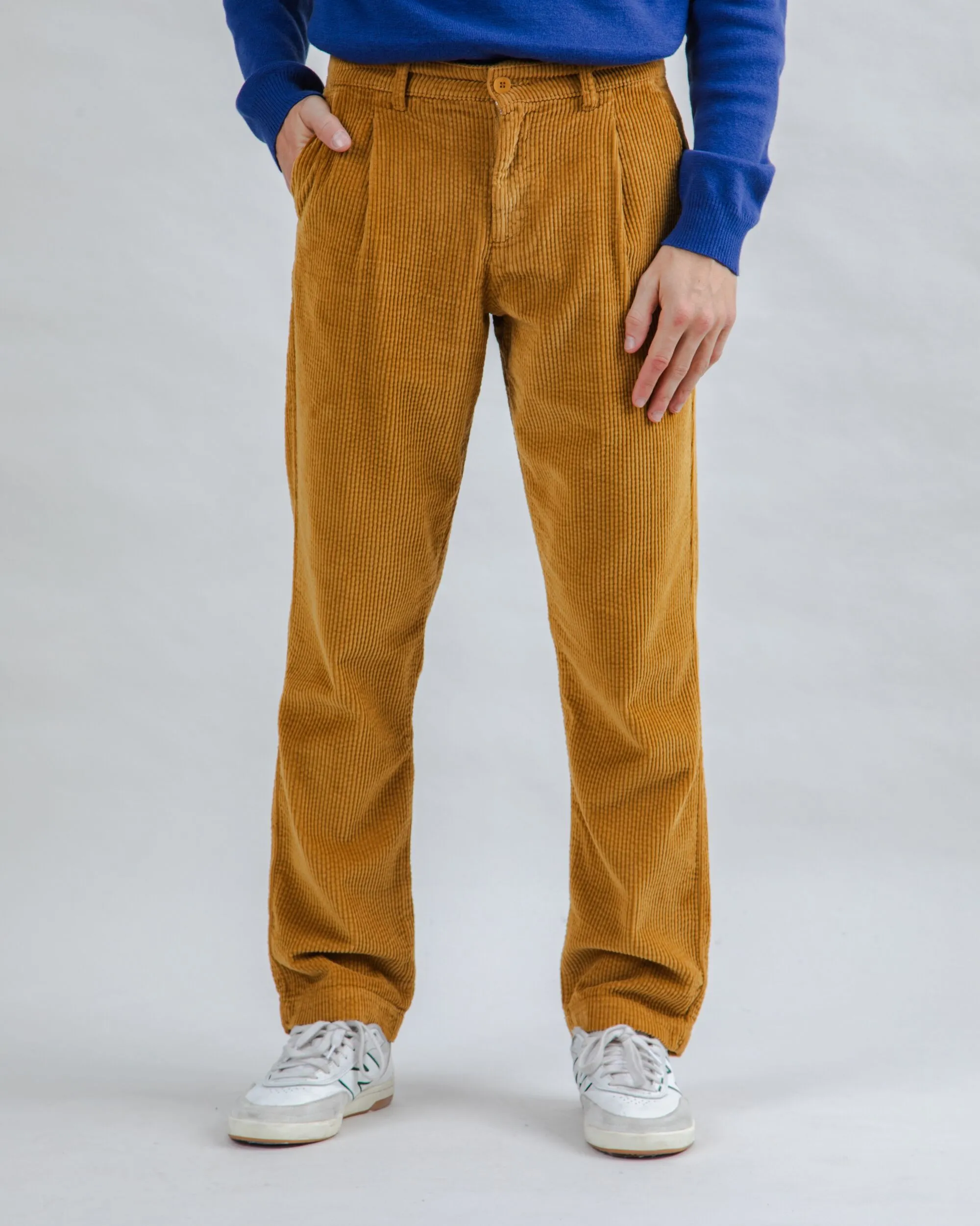 Corduroy Pleated Chino Pants Camel Chilly Weather Chilly Weather Comfort