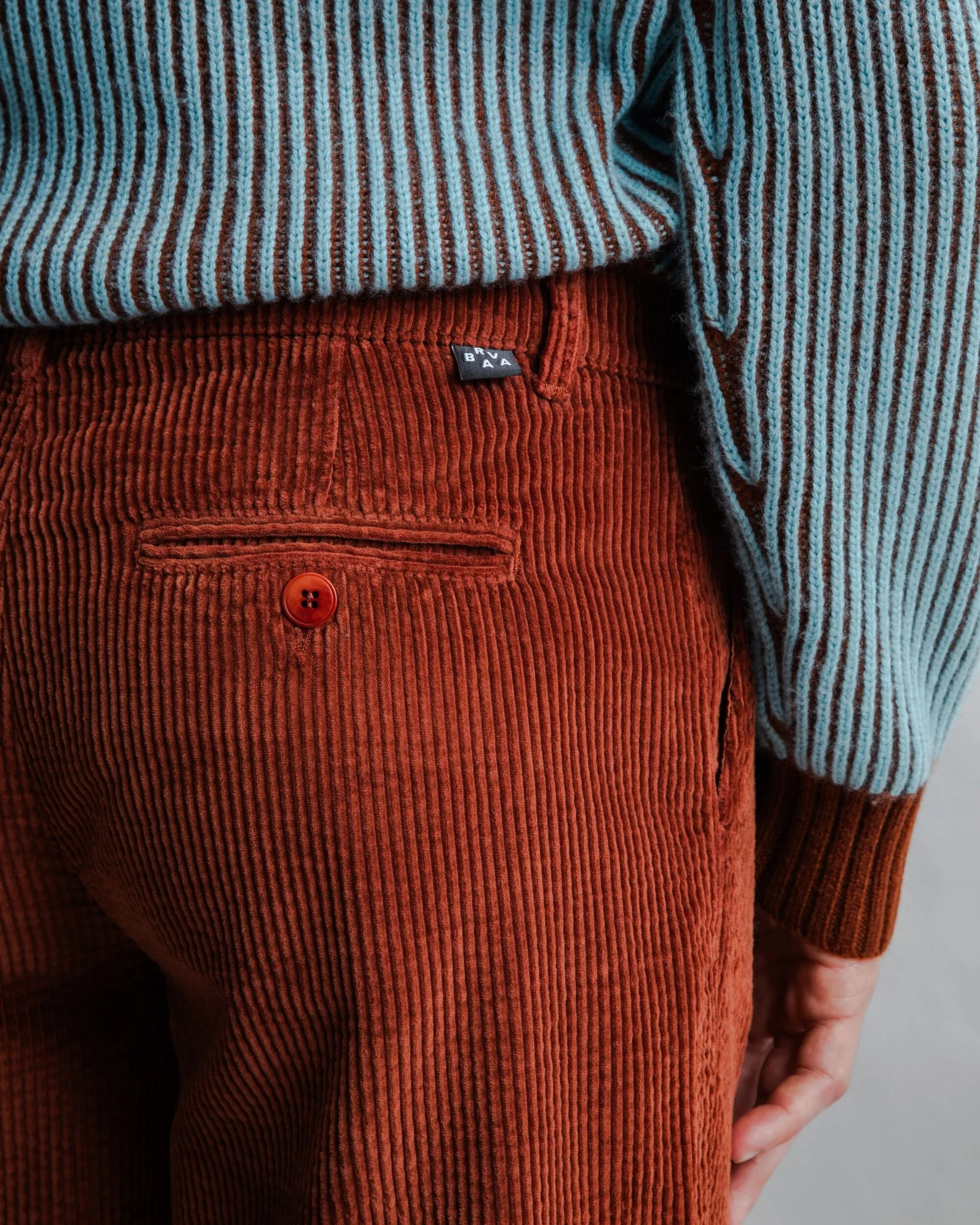 Quick Change Corduroy Pleated Chino Pants Copper