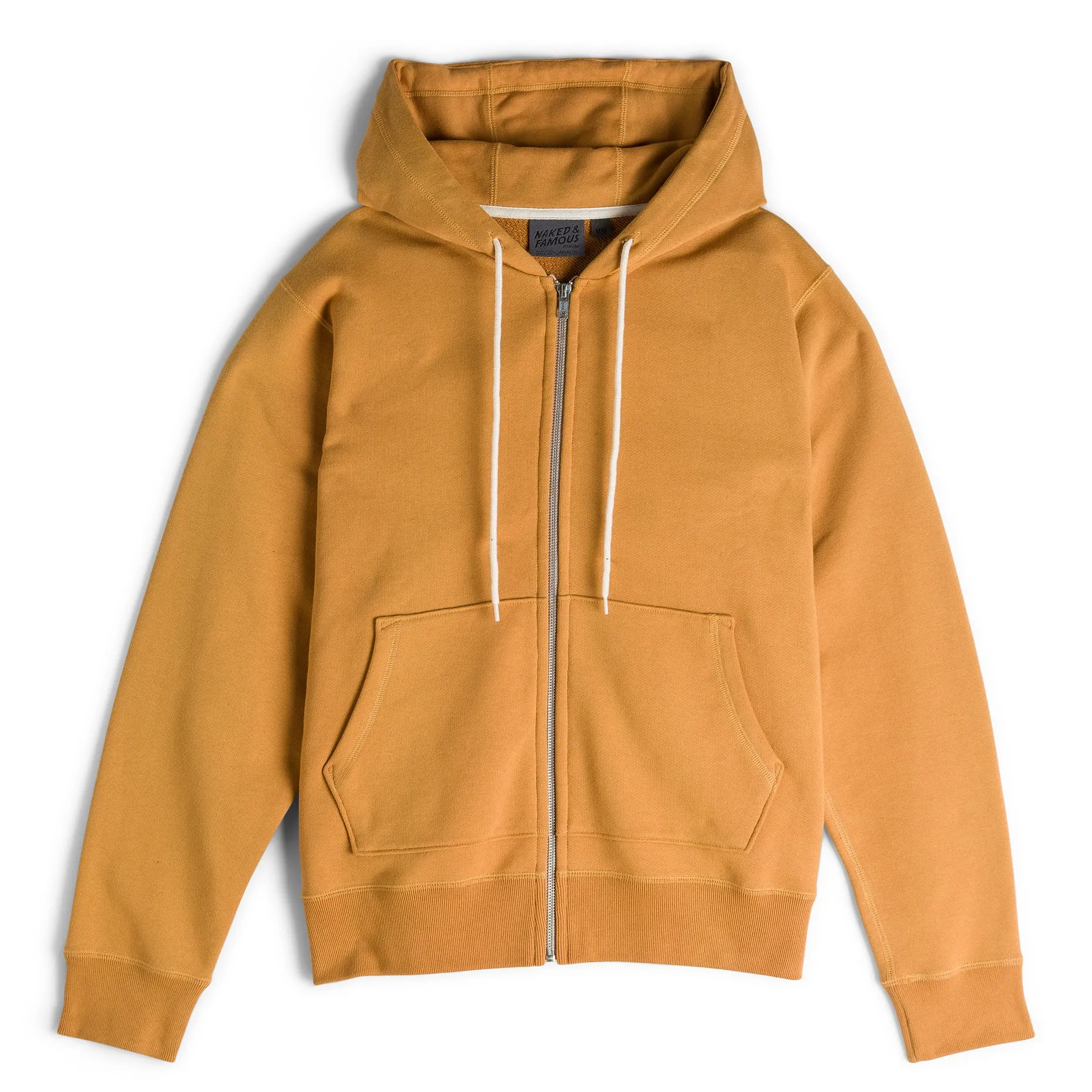 Zip Hoodie - Heavyweight Terry - Amber Comfy Hoodies