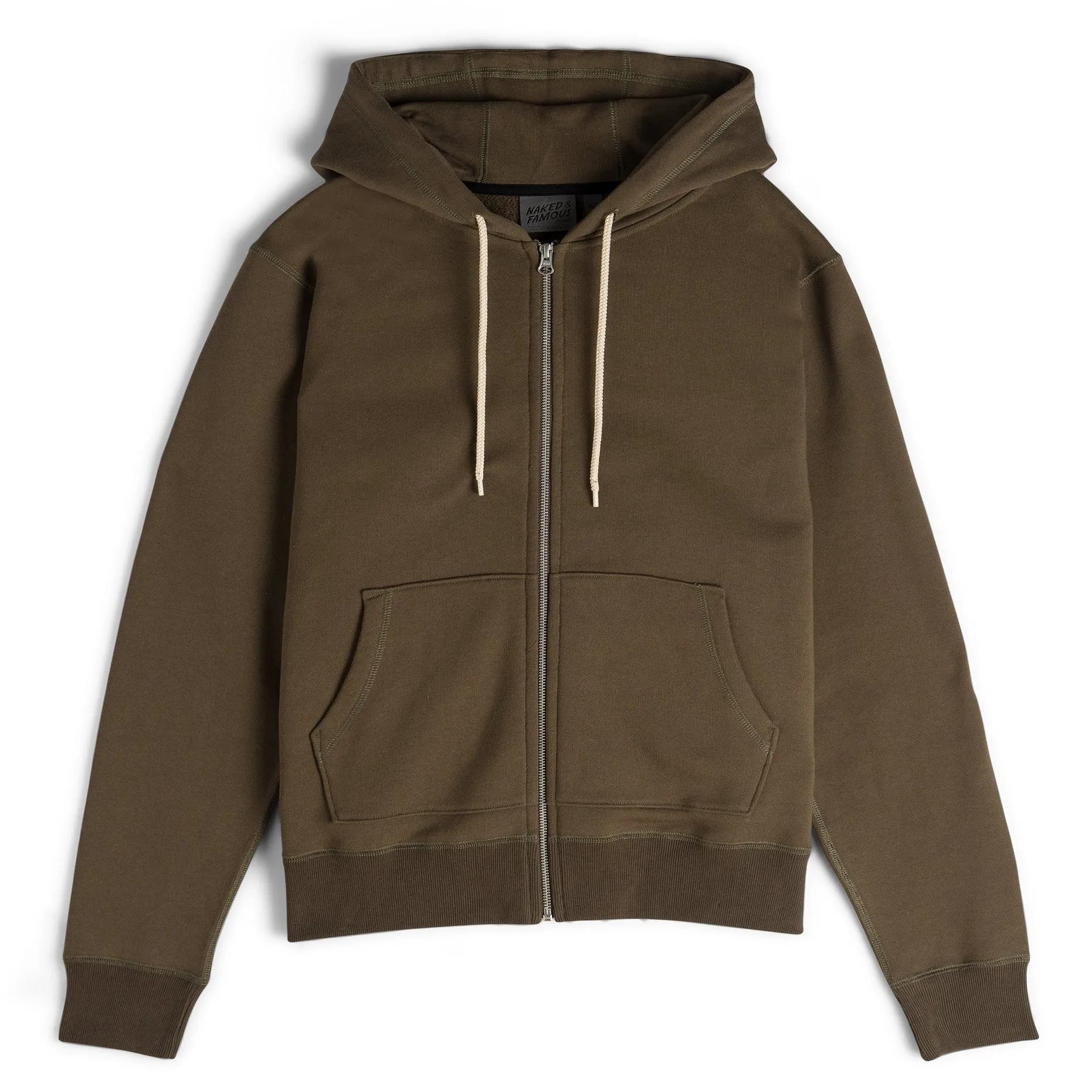 Comfy Wearable Zip Hoodie - Heavyweight Terry - Hunter