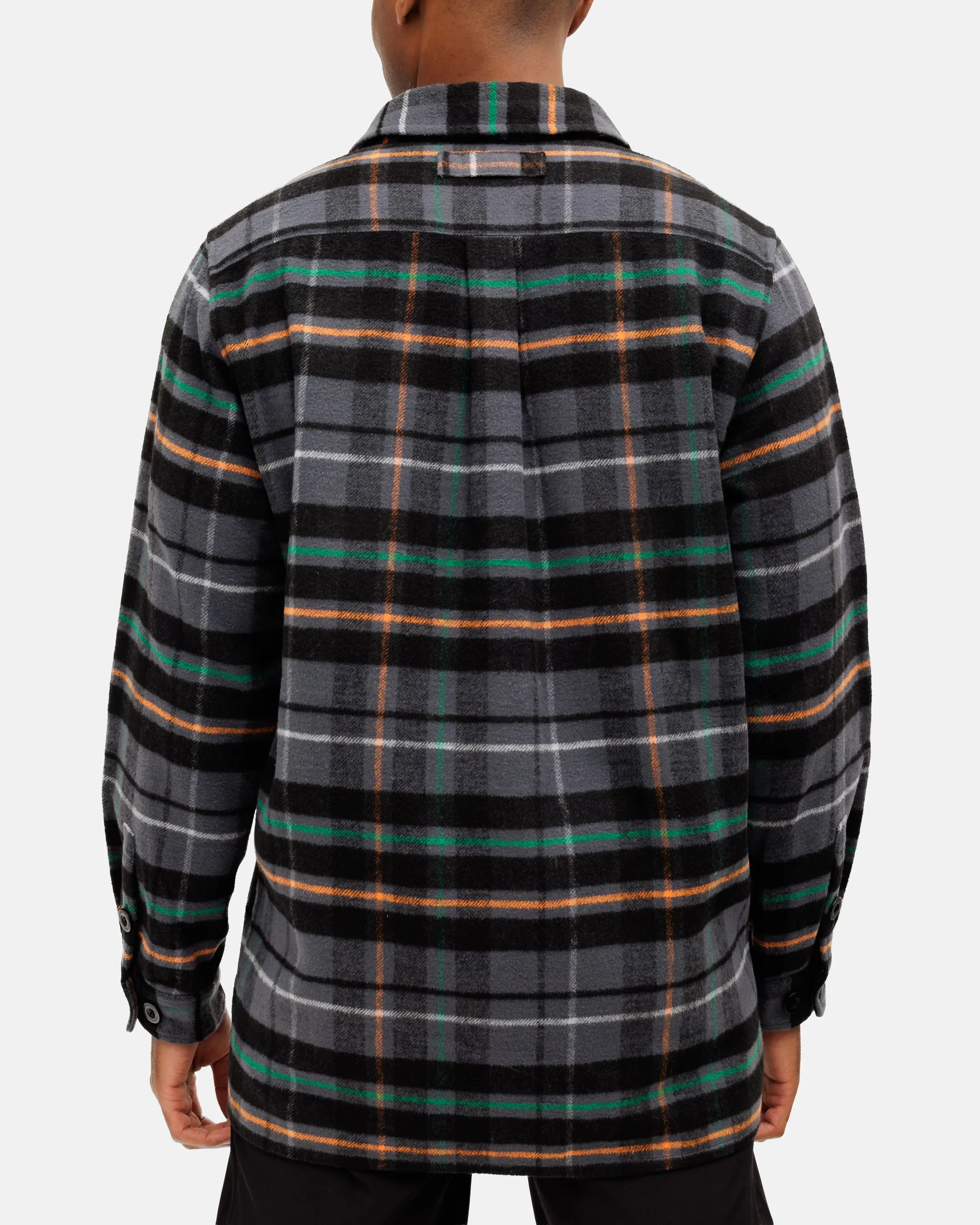 Noise Reduced Fastener System Decoy Men's Heavyweight Flannel Overshirt