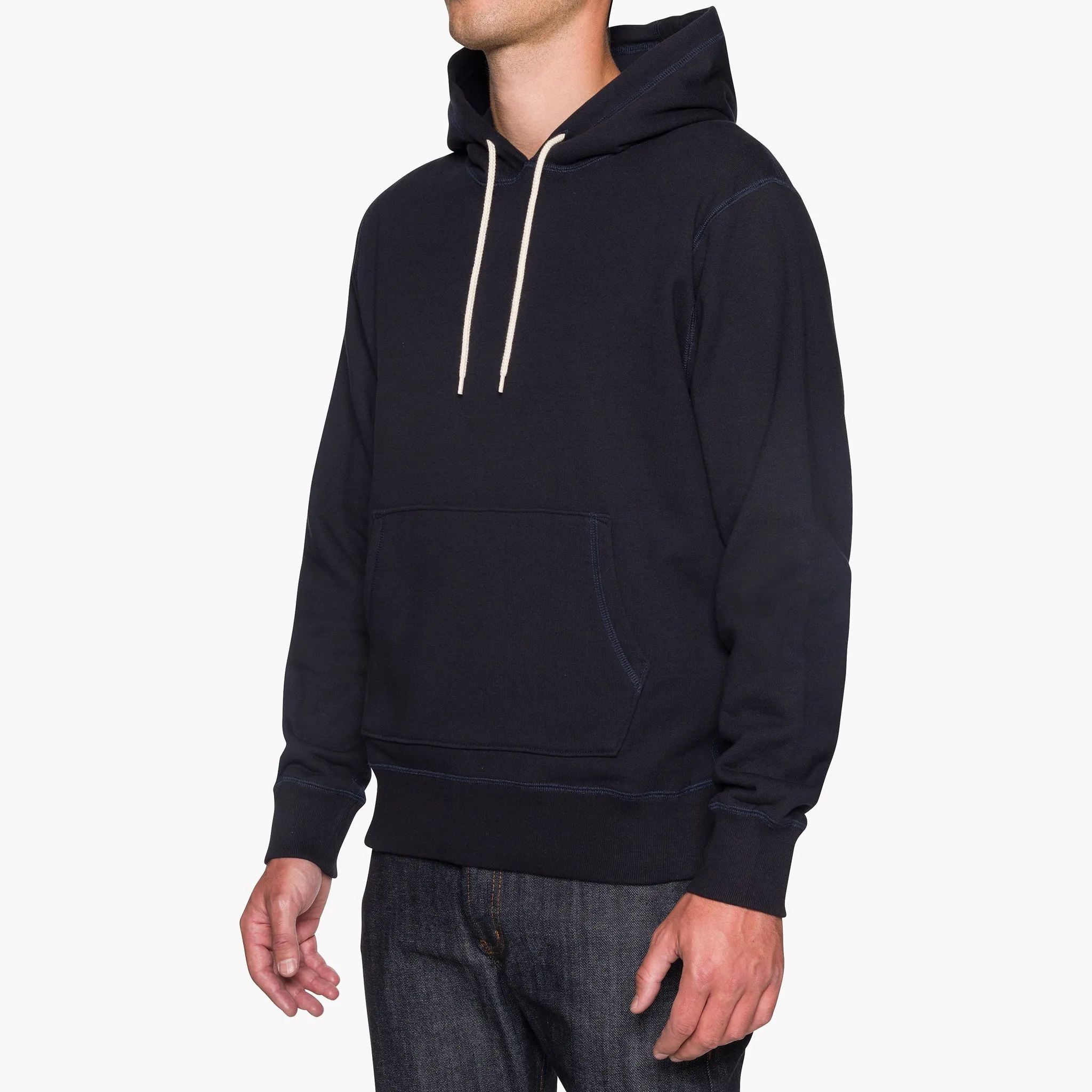 product couple intimacy Pullover Hoodie - Heavyweight Terry - Navy