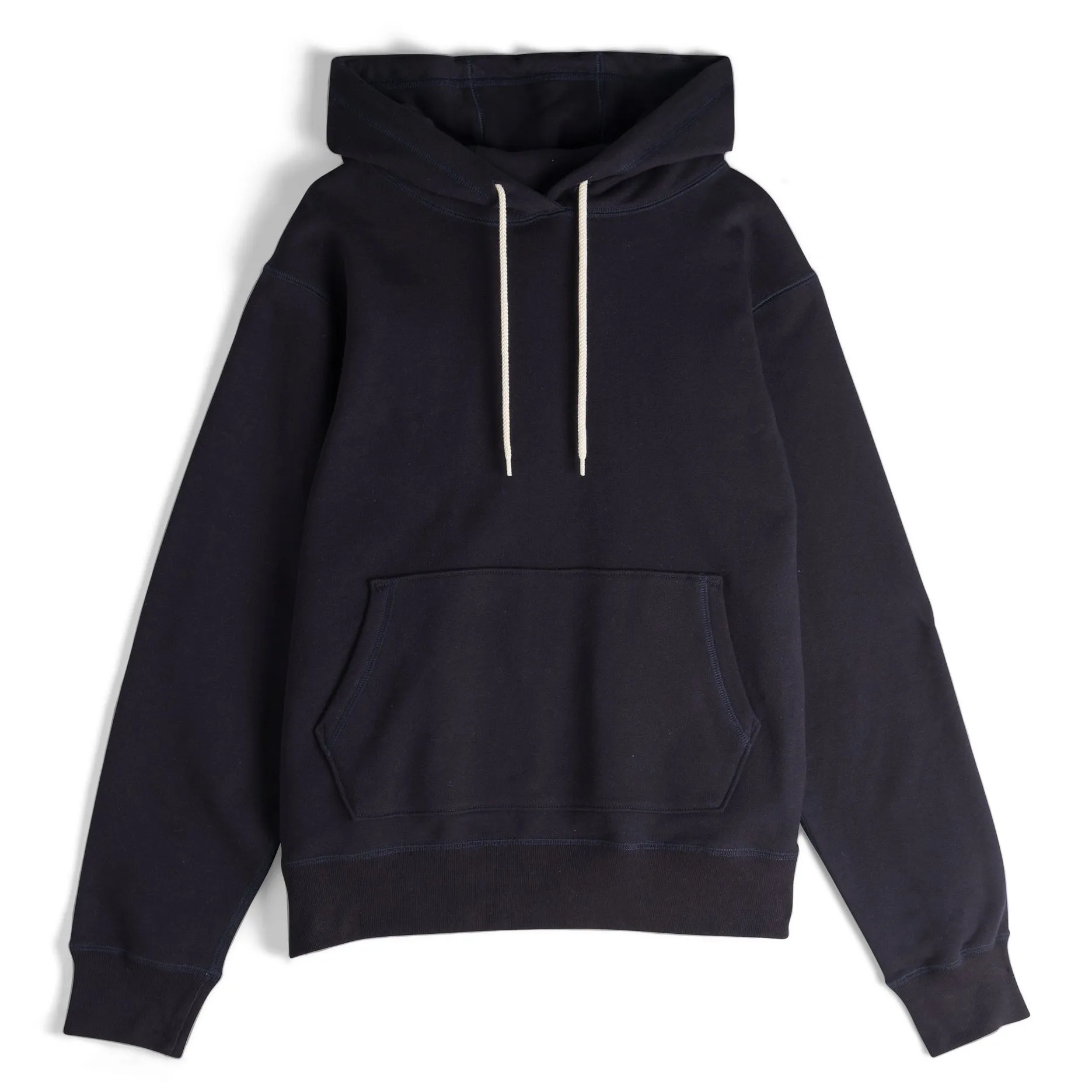 Pullover Hoodie - Heavyweight Terry - Navy bag accents