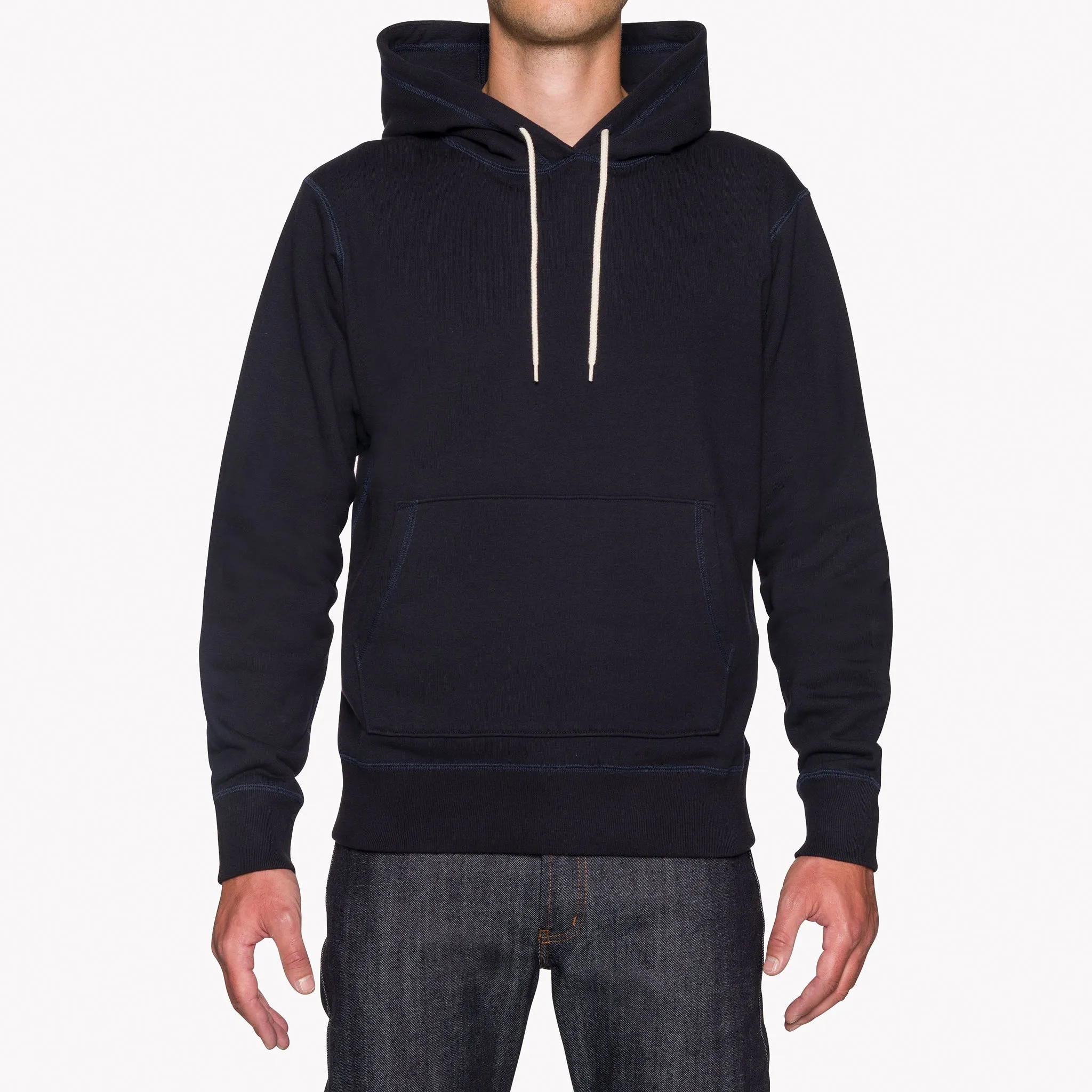 product safety product vacation wearability Pullover Hoodie - Heavyweight Terry - Navy
