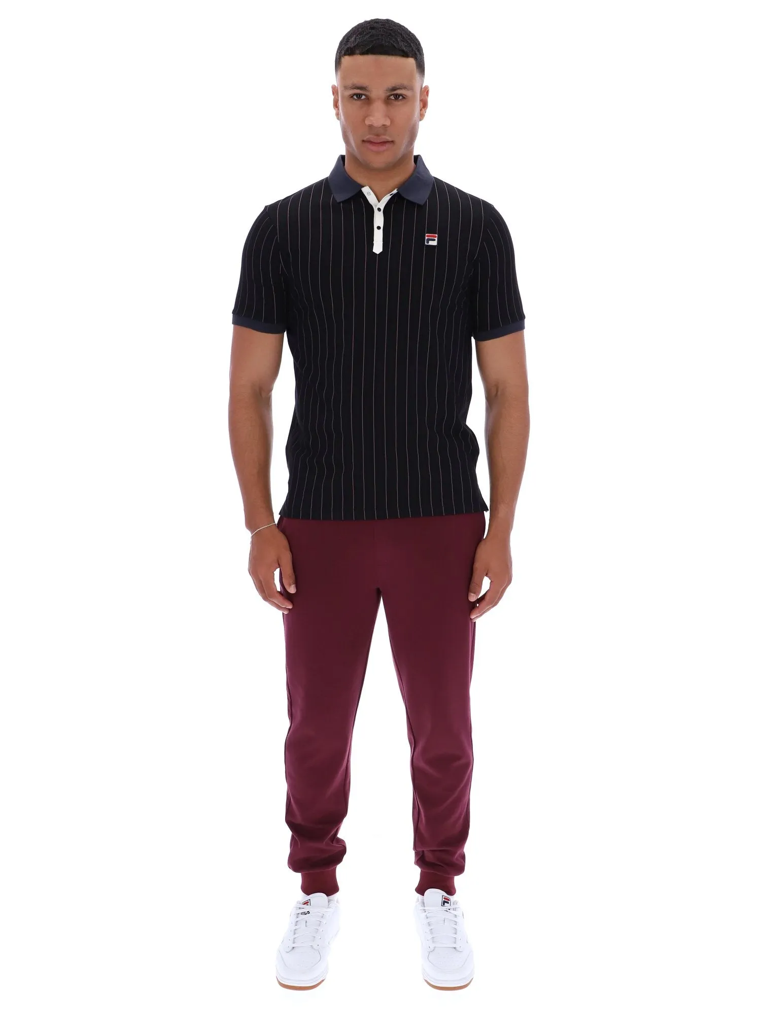 BB1 Classic Vintage Striped Polo Oversized Silhouette Fresh Style Trend