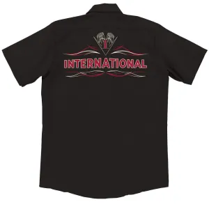 IH Piston Garage Shirt Abrasion Resistant Edges Subtle Details