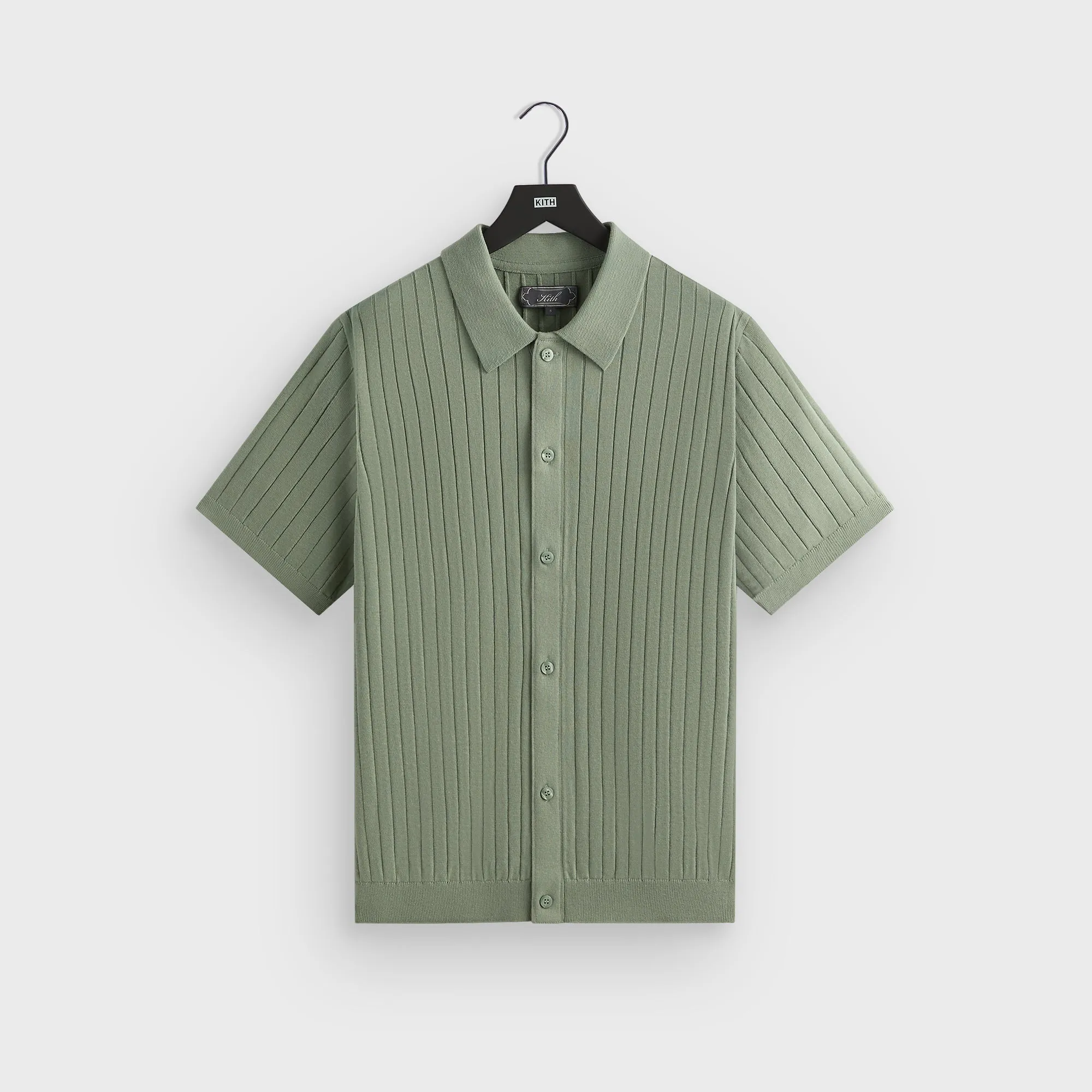 ElasticCuffs Kith Rhys Knit Stripe Buttondown - Pavilion