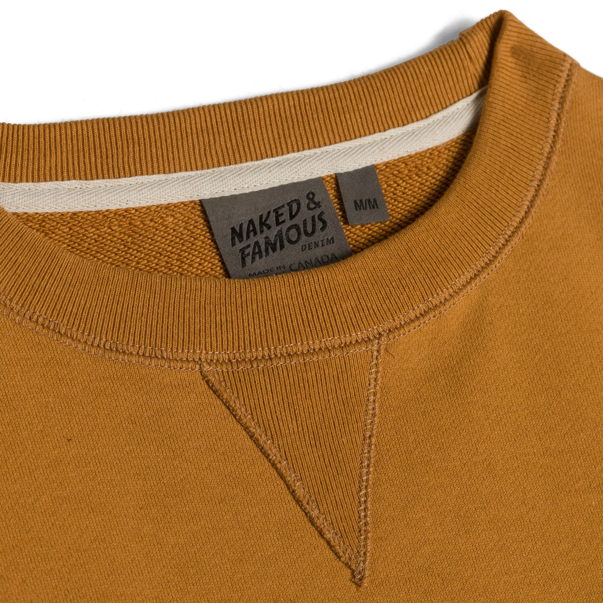 Crewneck - Heavyweight Terry - Amber hypoallergenic product customization
