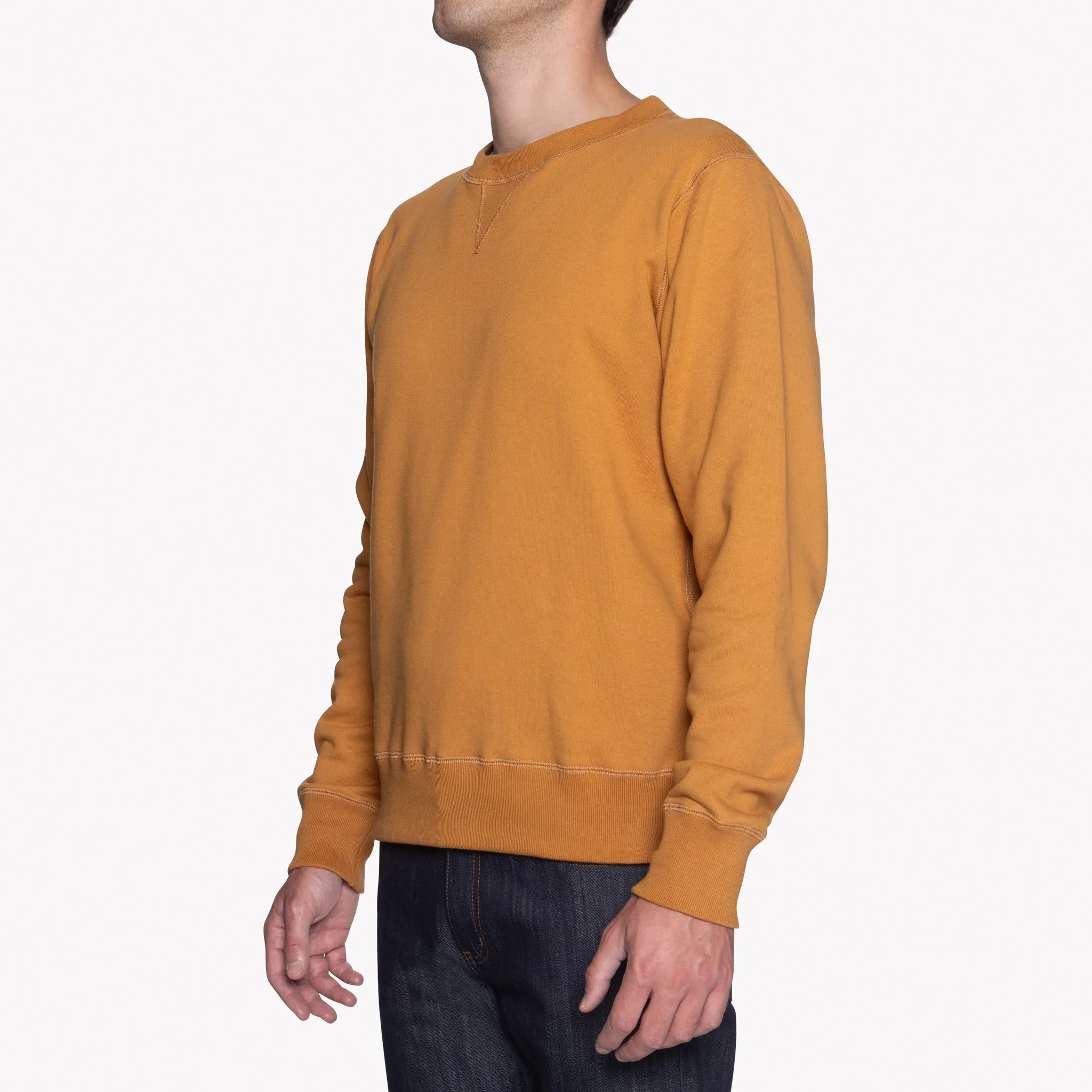 Fresh Sporty Crewneck - Heavyweight Terry - Amber