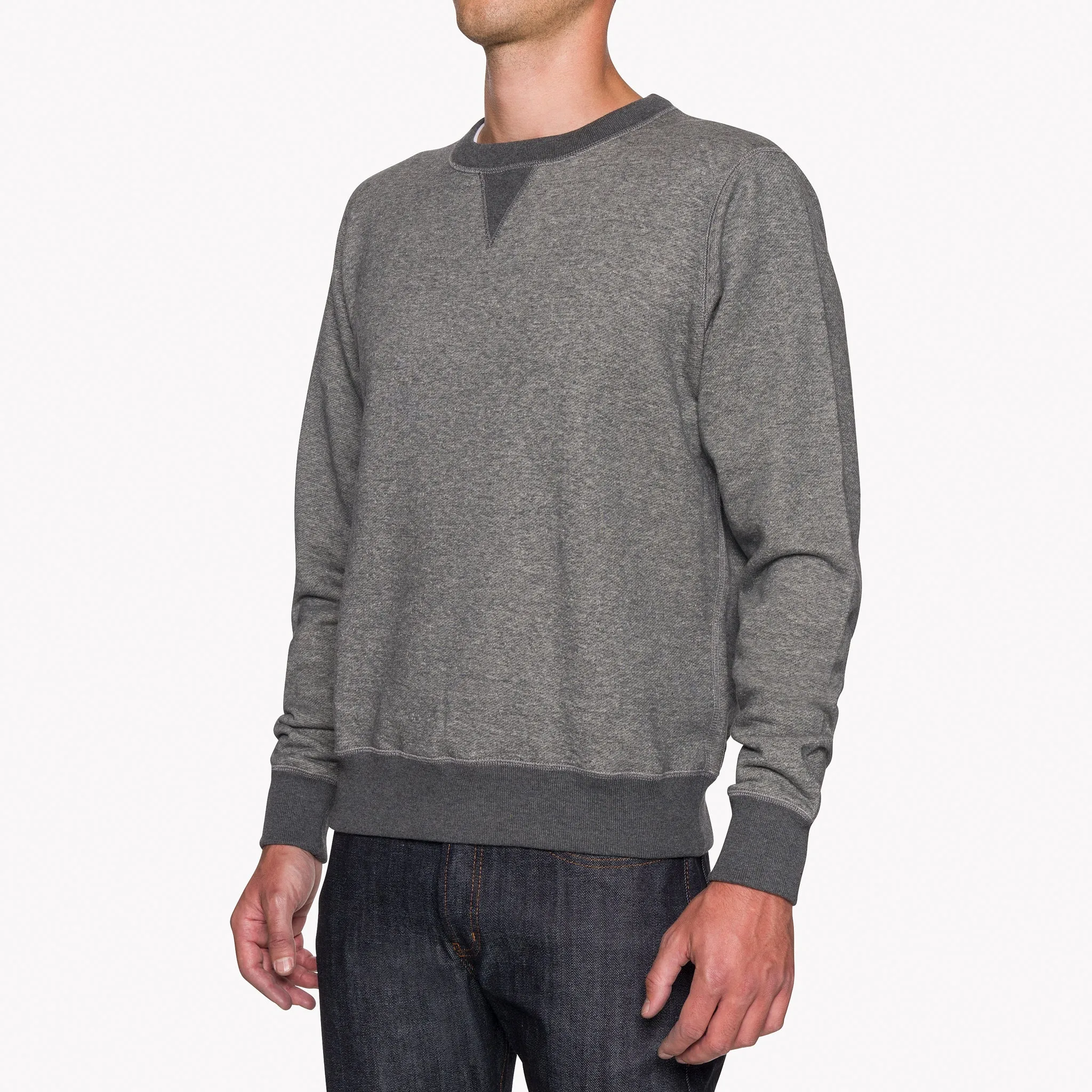 Fashionable Design product water resistant protection Crewneck - Heavyweight Terry - Charcoal