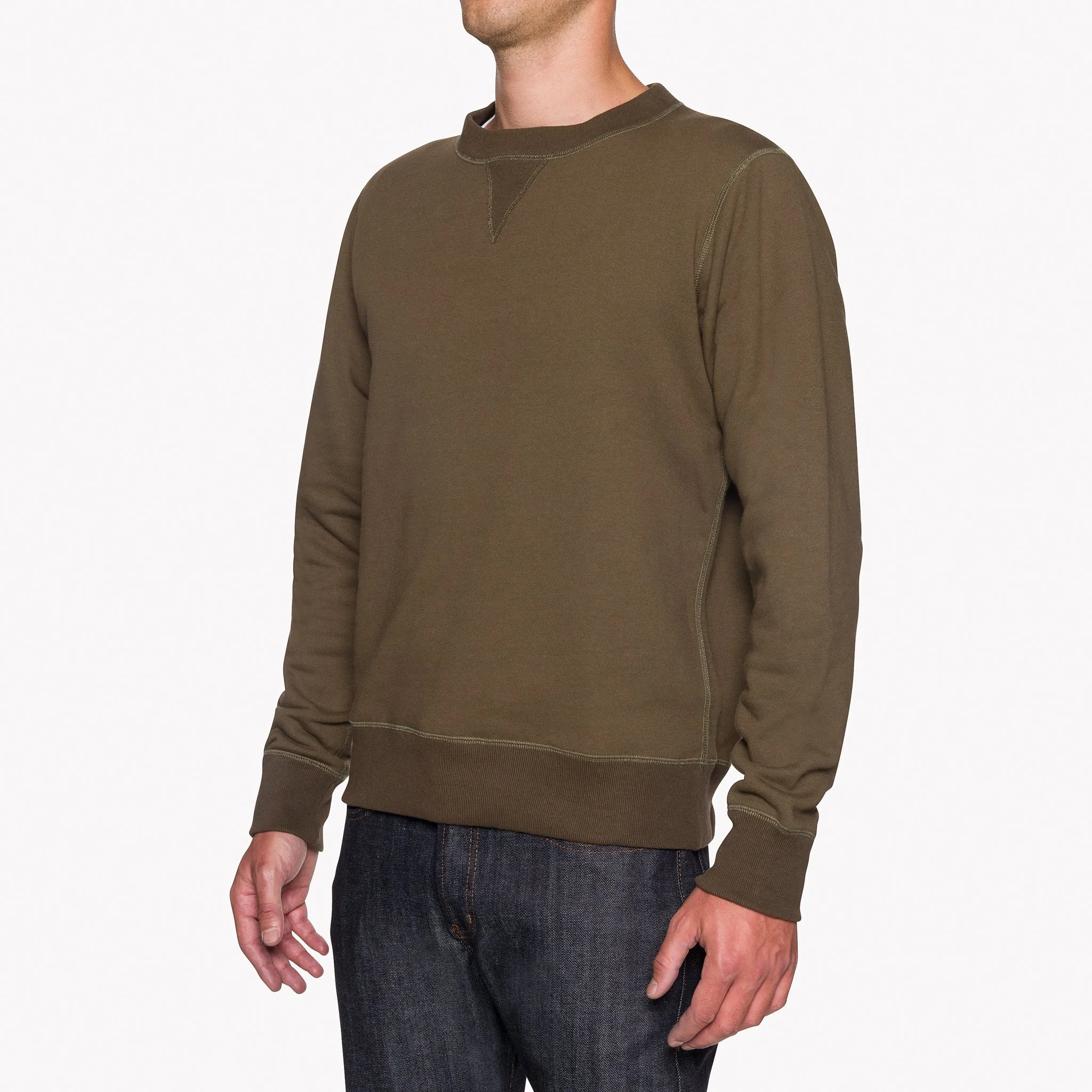 Cozy Trend Cozy Fleece Crewneck - Heavyweight Terry - Hunter