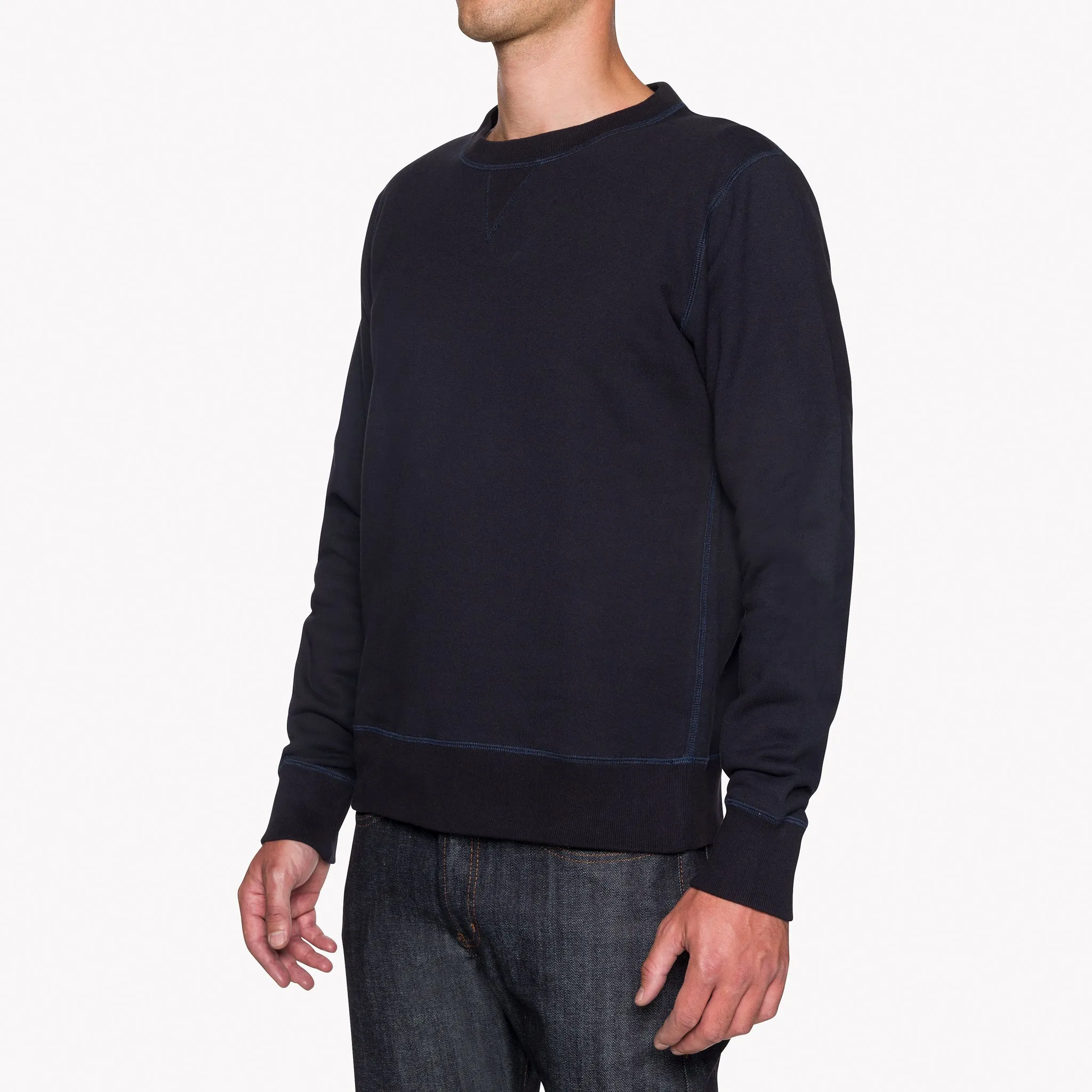 Layer Comfort Crewneck - Heavyweight Terry - Navy