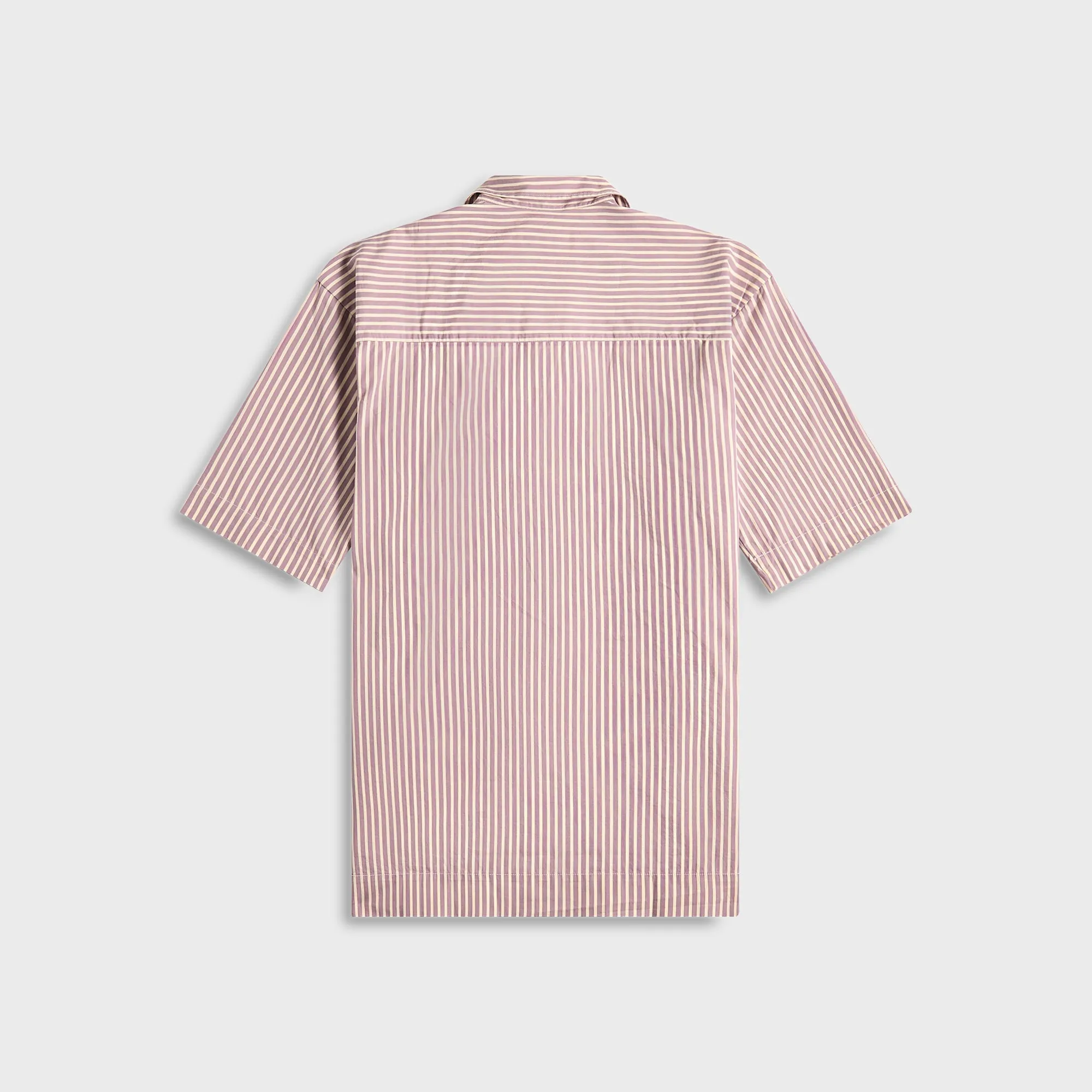 Durable Coating Tekla Poplin Short Sleeve Pyjamas Shirt - Skipper Stripes