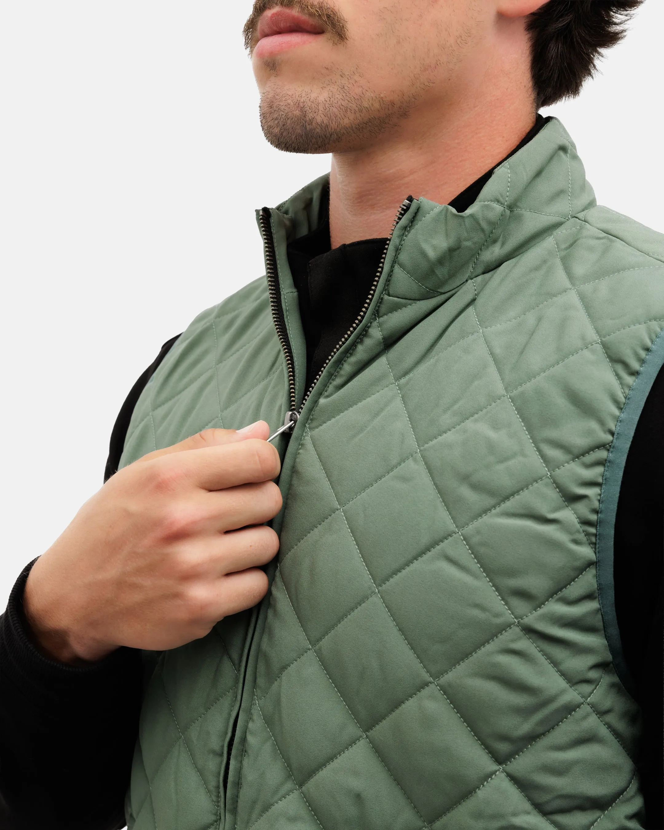 Crosscut Men's Quilted Vest - Balsam Functional Piece