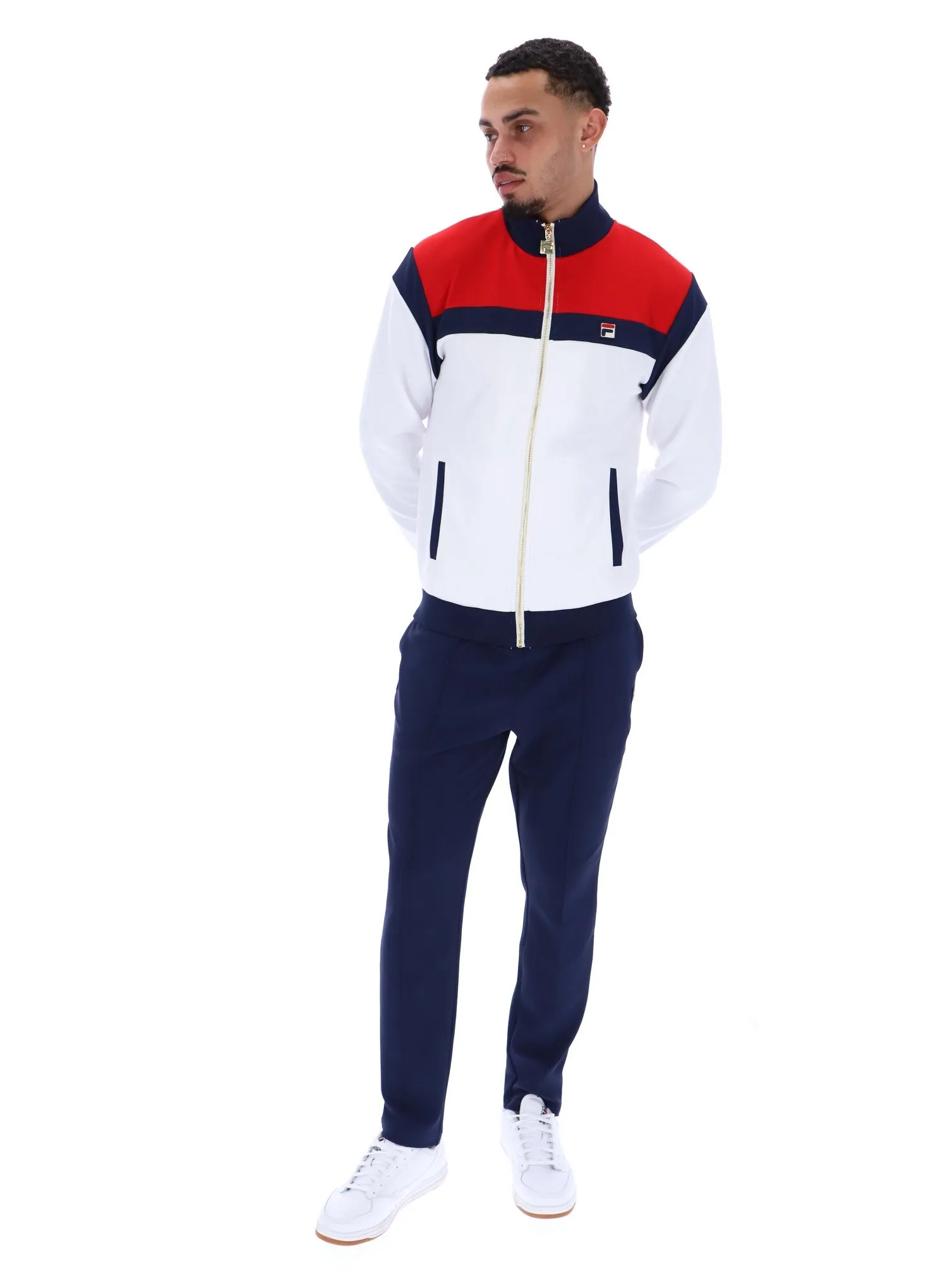Cruz Colour Blocked Archive Track Jacket Comfy Layering