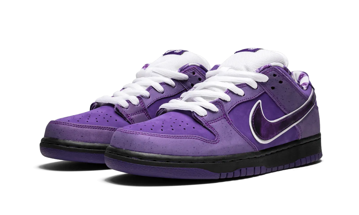 SB Dunk Low Pro OG QS "Concepts/Purple Lobster" Quick Drying Leather Material