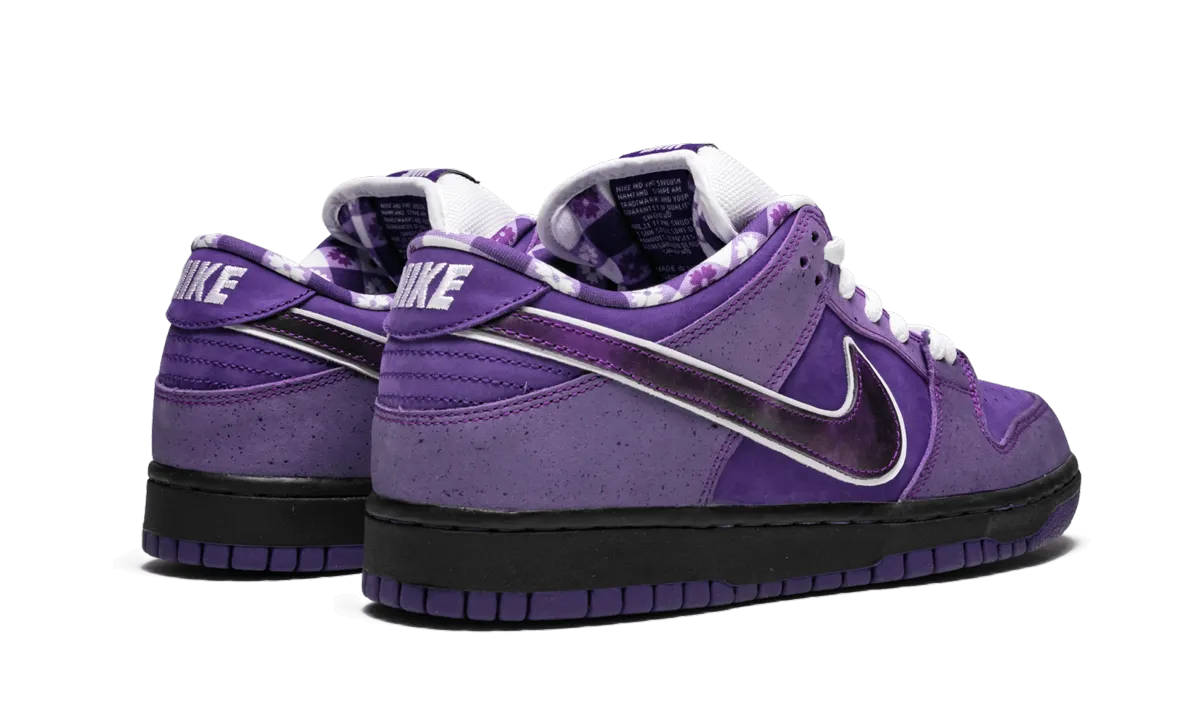 SB Dunk Low Pro OG QS "Concepts/Purple Lobster" Cushioned heel Flat Step
