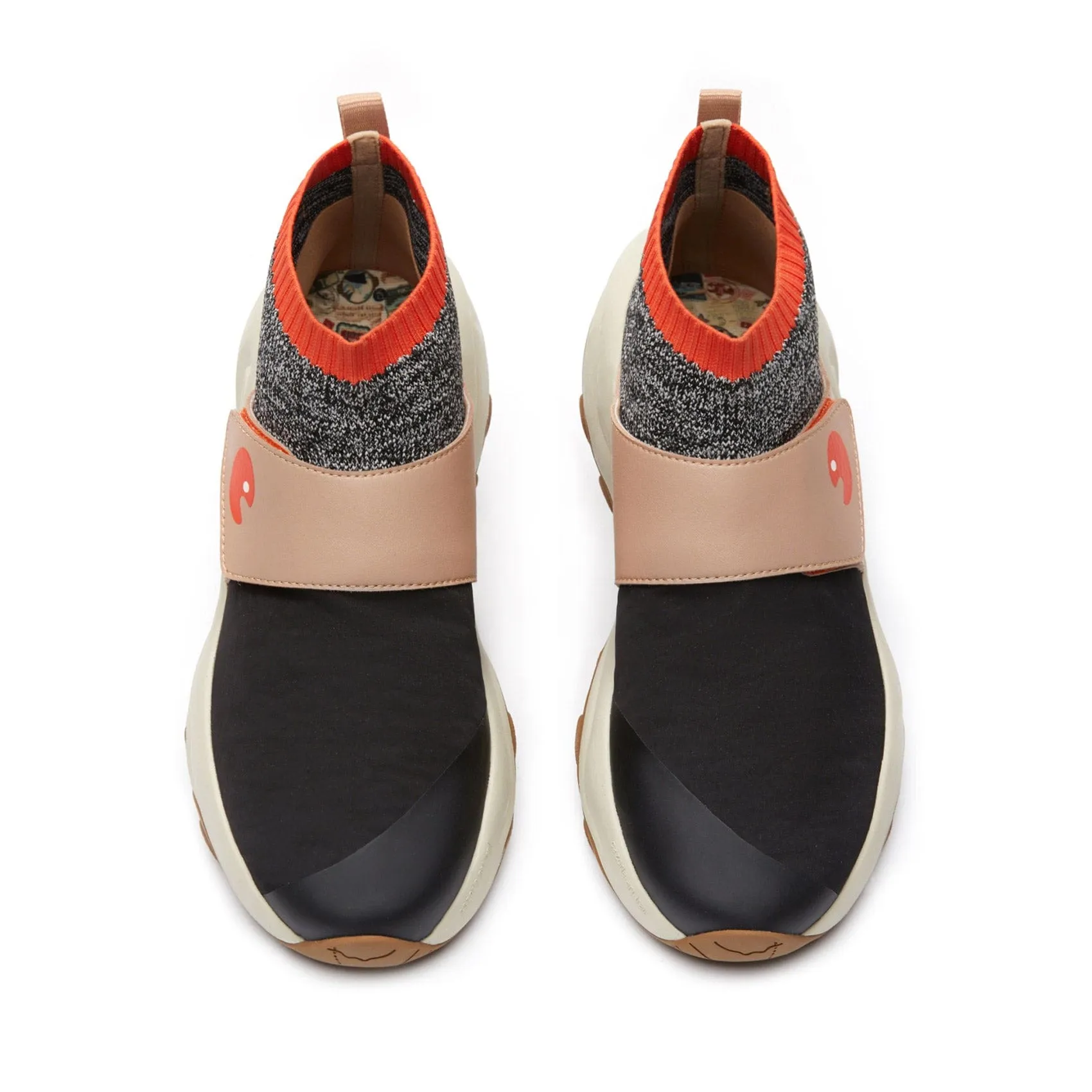 Dark Slate Gray Cazorla II Men Leather Upper Wind Shield