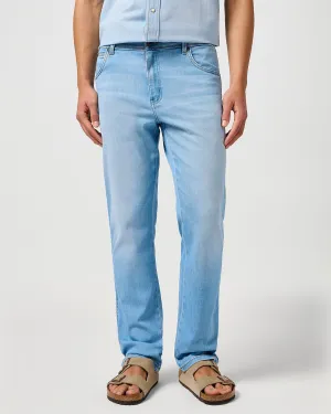 Fashion Daily quick dry Wrangler Texas Stretch '365 Cool' Lightweight Authentic Straight Mens Jeans - Cool Light