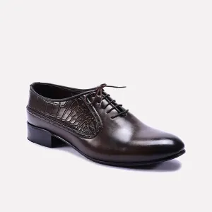 Leonardo Brown Textured Dress Shoes 0111157 Urban Mode
