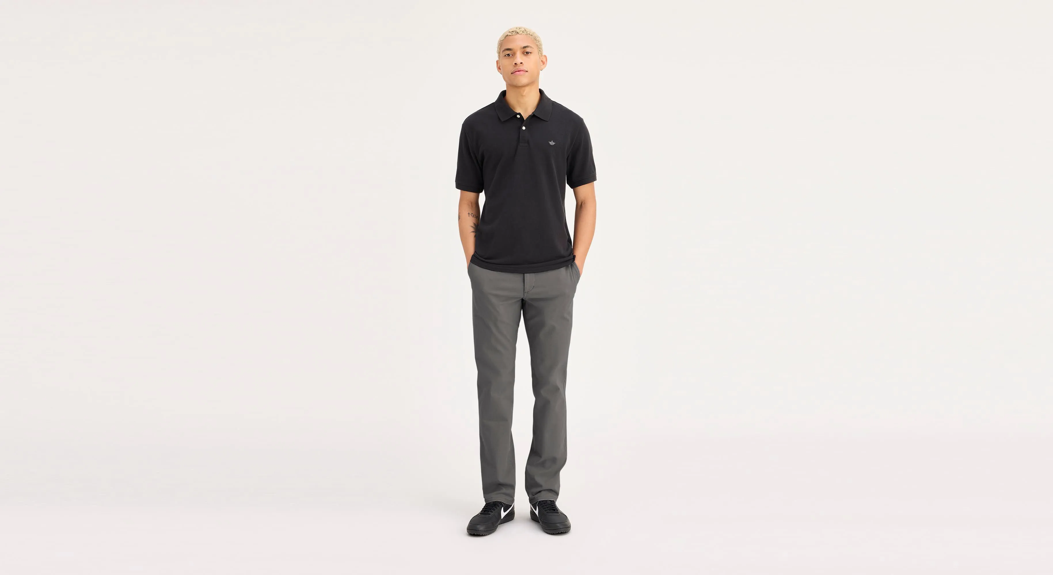 Ultimate Chinos, Slim Fit Reflective Trim Options Minimal Waistband
