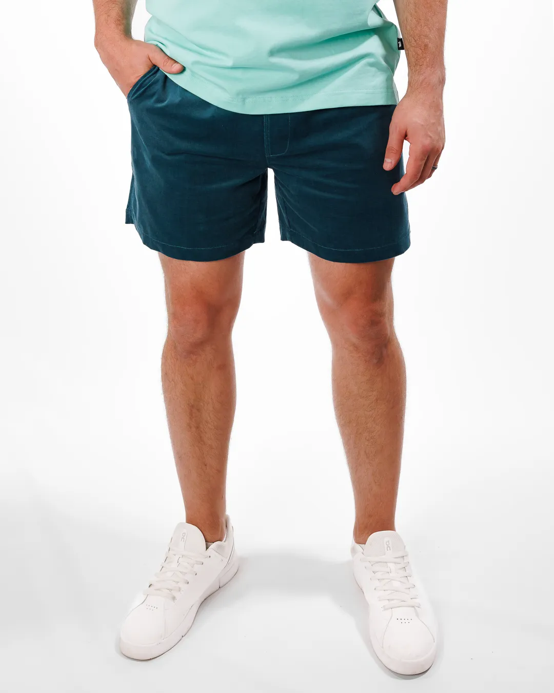 ethical fashion Tennis wear DayDrift Men's Shorts - Pacific