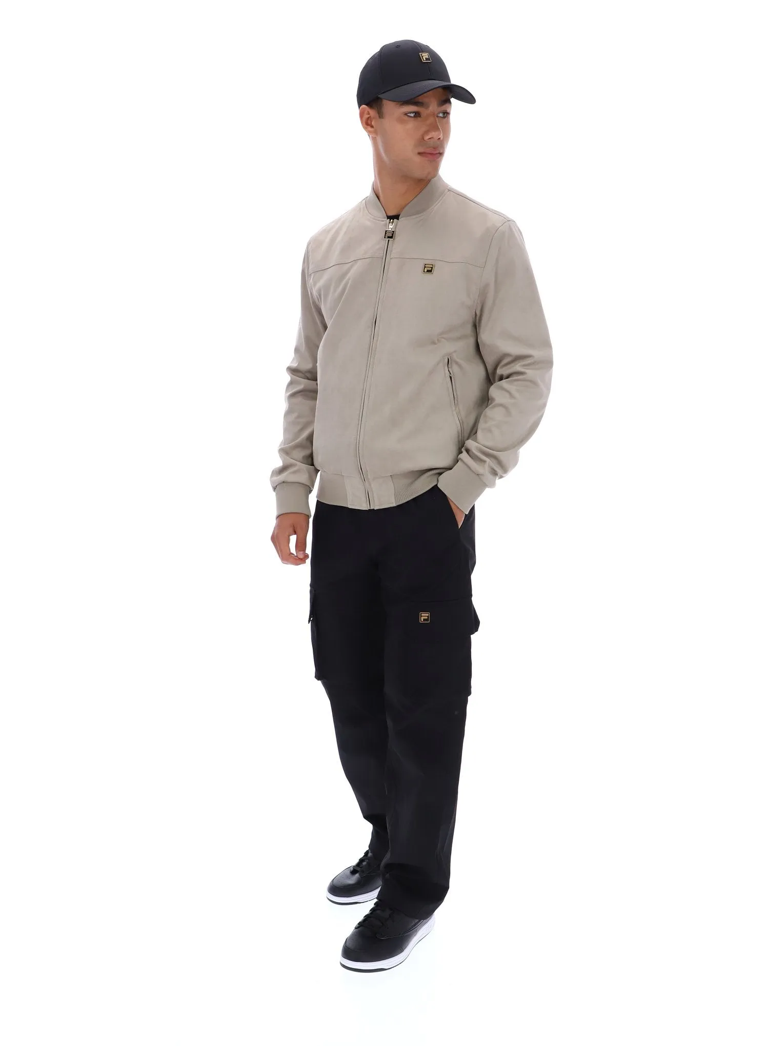 Odor Control Treatment Dean Full Zip Faux Suede Jacket