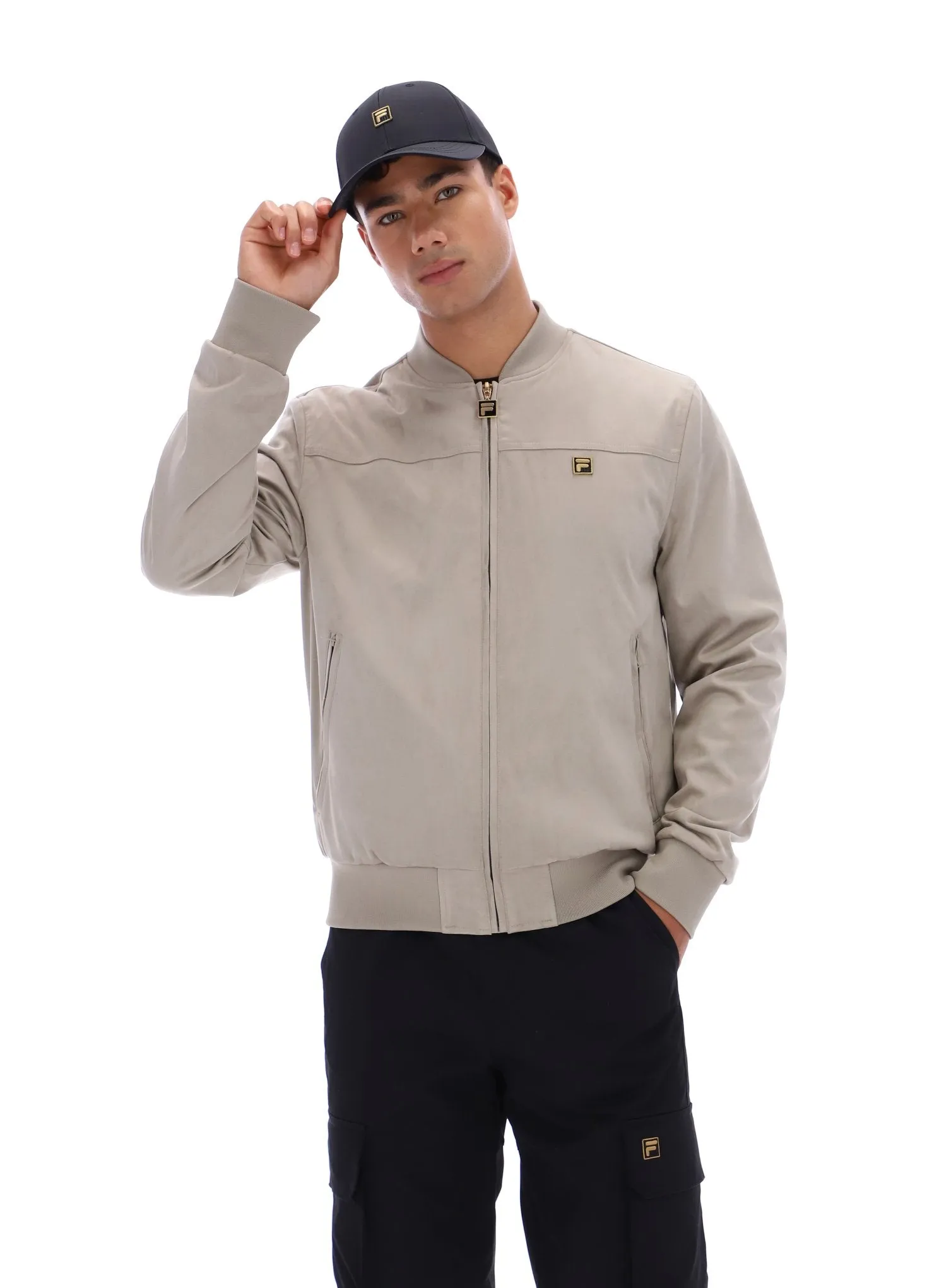 Dean Full Zip Faux Suede Jacket Luxury Appeal Frictionless Lining