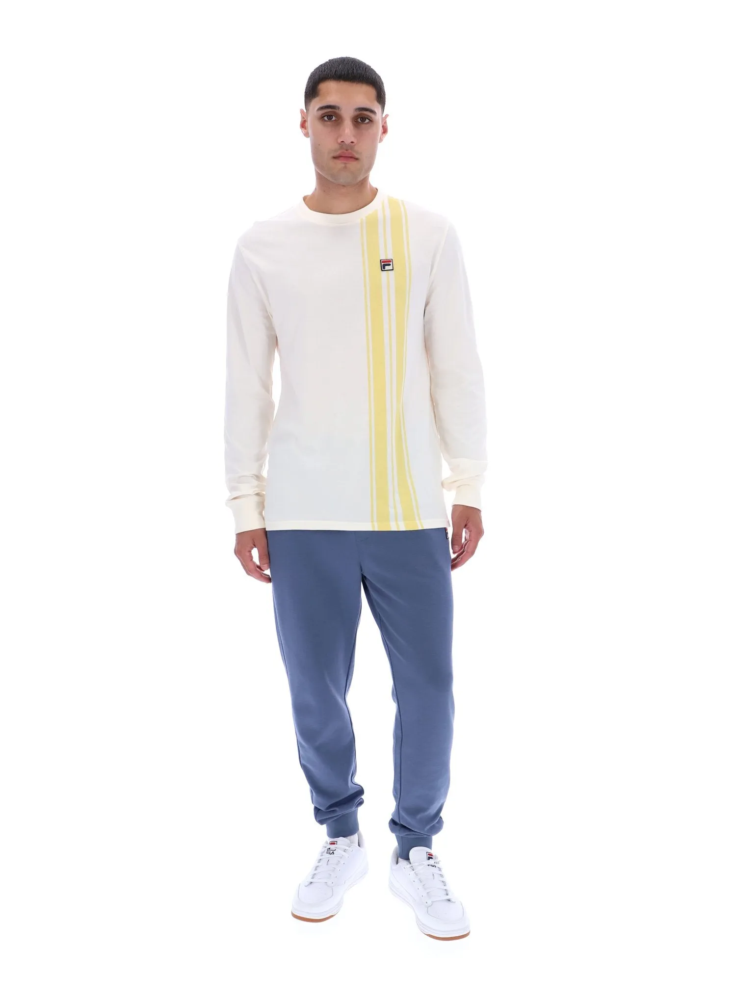 Deem Long Sleeve Striped Top Slim Style Trendy Wearable