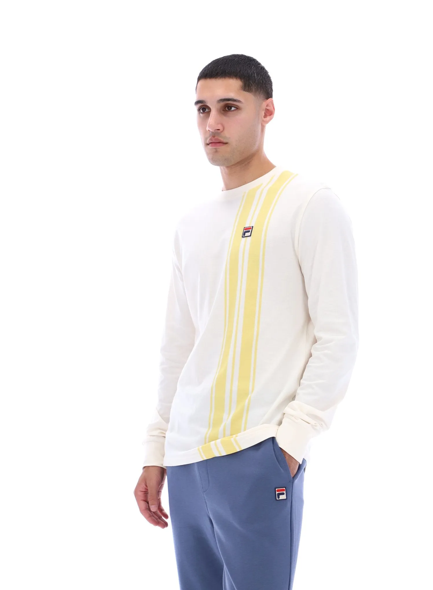 Deem Long Sleeve Striped Top Sporty Fit perfect for all-day wear