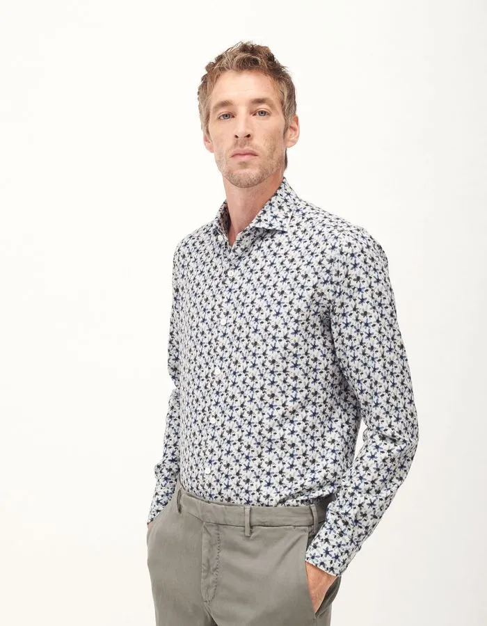 Perfect Wear Subtle design ID40286-Xacus Petal Print Shirt