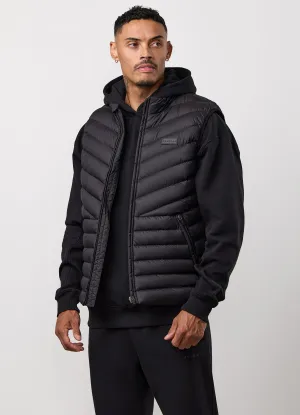 MagneticClosureSystem Gym King Endurance Puffer Gilet - Black