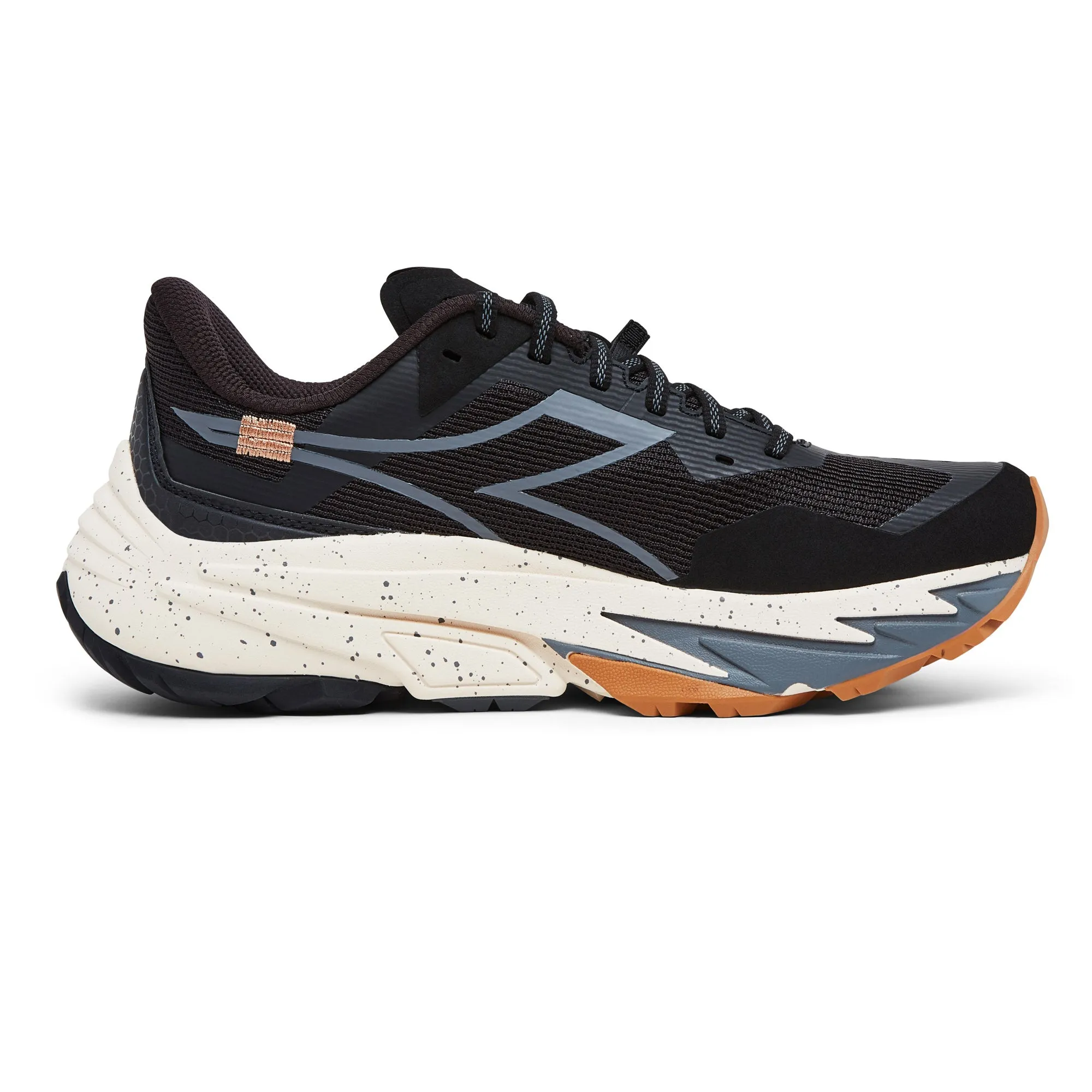 Diadora SESTRIERE-XT 2 Trail Trainers (BLACK/STEEL/GRAY/WHISPER WHITE) Airy Design